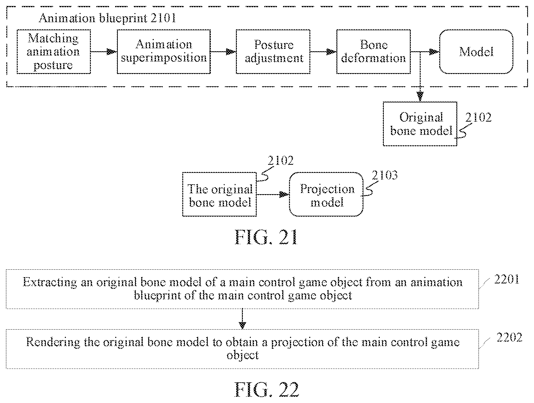 Patent US12347057 Figure 11 – Method and apparatus for generating main control object projection, device, and medium