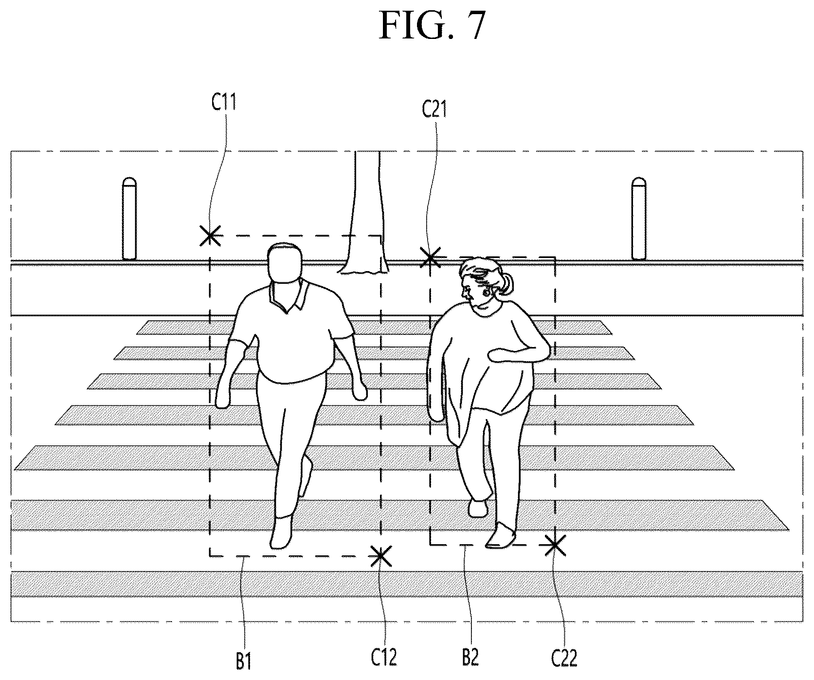 Patent US12347077 Figure 4 – Noise removal for surveillance camera image by means of AI-based object recognition
