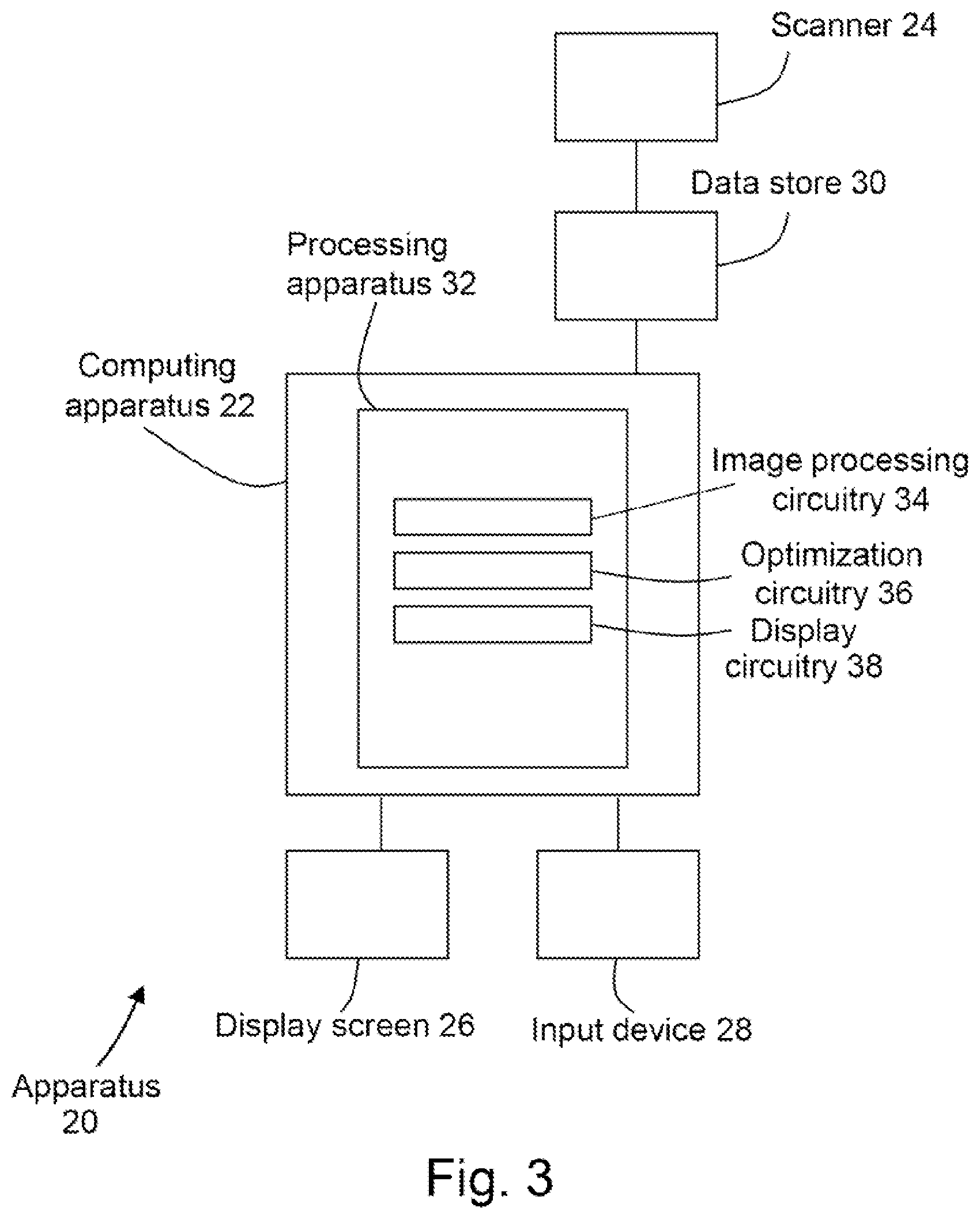 Patent US12347101 Figure 2 – Method and apparatus for producing contrained medical image data