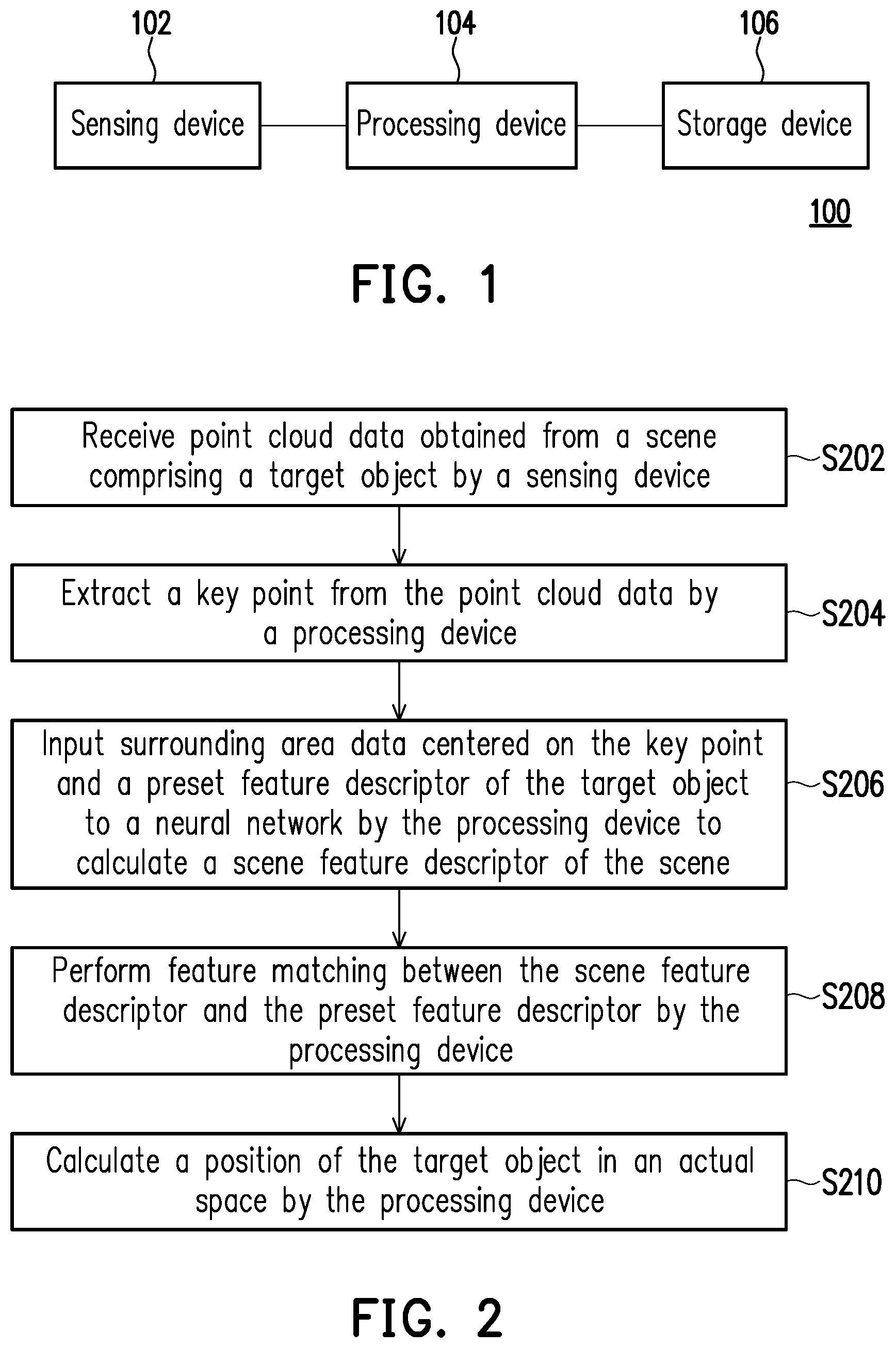 Patent US12347130 Figure 1 – Object positioning method and object positioning system