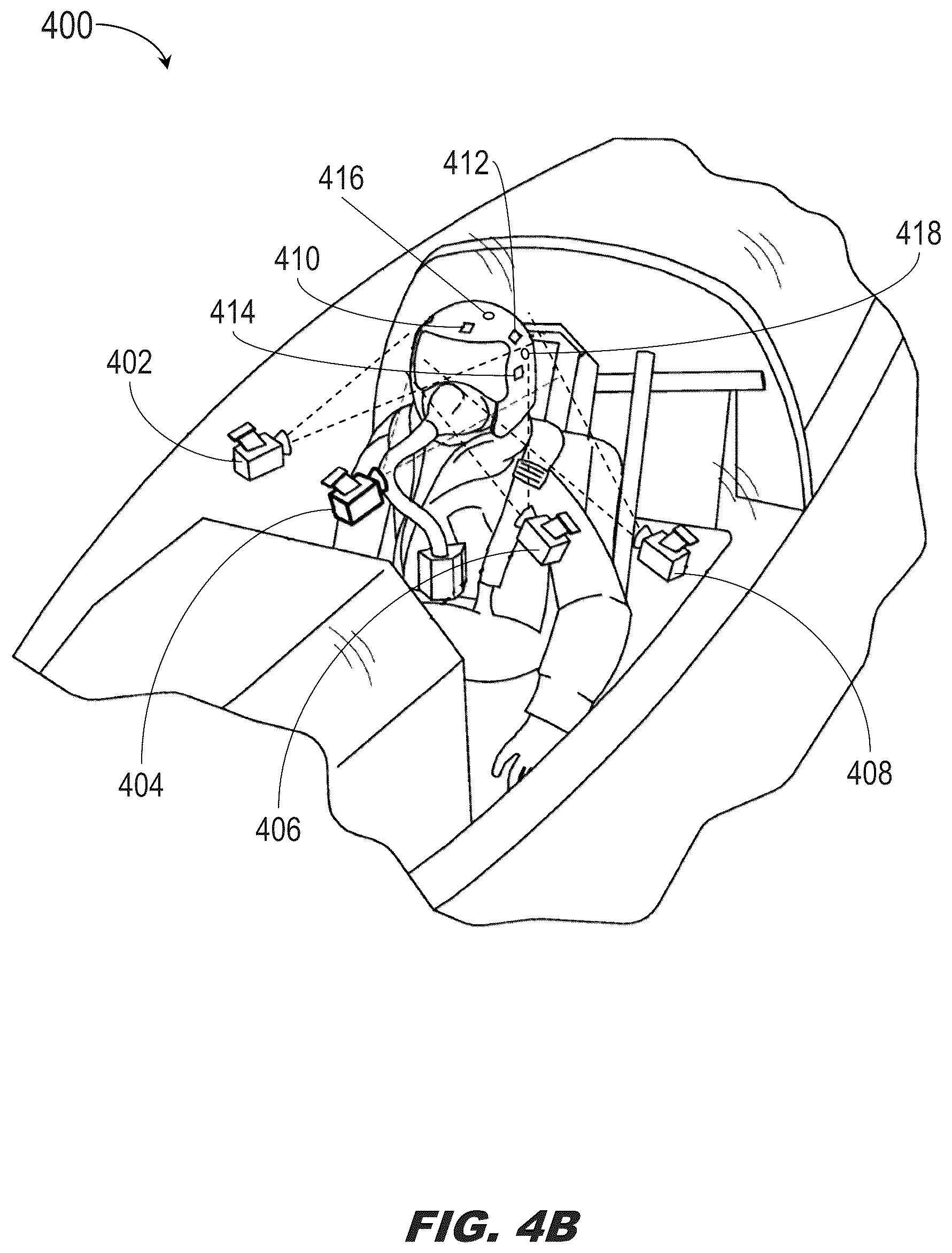 Patent US12347139 Figure 5 – High-confidence optical head pose correspondence mapping with multiple lower-density markers for high-integrity headtracking on a headworn display (HWD)