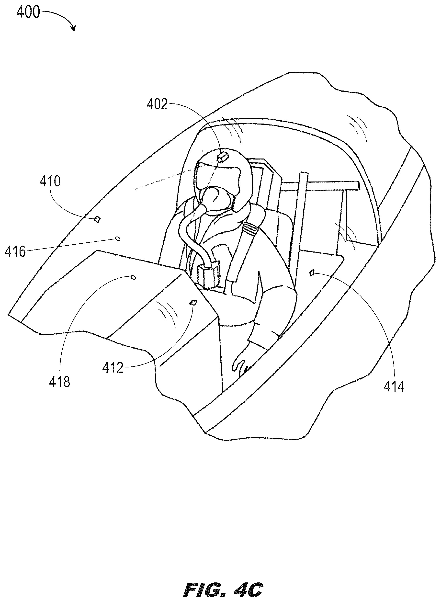 Patent US12347139 Figure 6 – High-confidence optical head pose correspondence mapping with multiple lower-density markers for high-integrity headtracking on a headworn display (HWD)