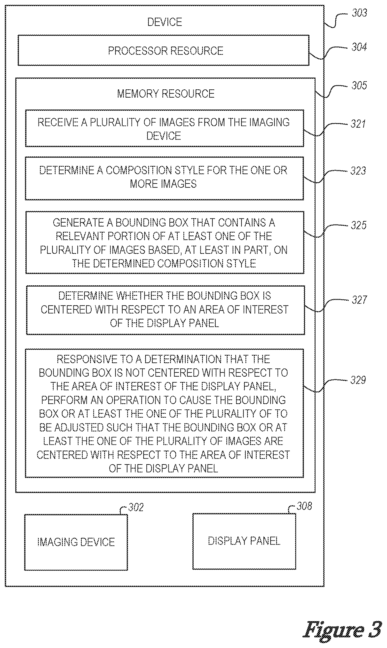 Patent US12347155 Figure 3 – Image adjustment