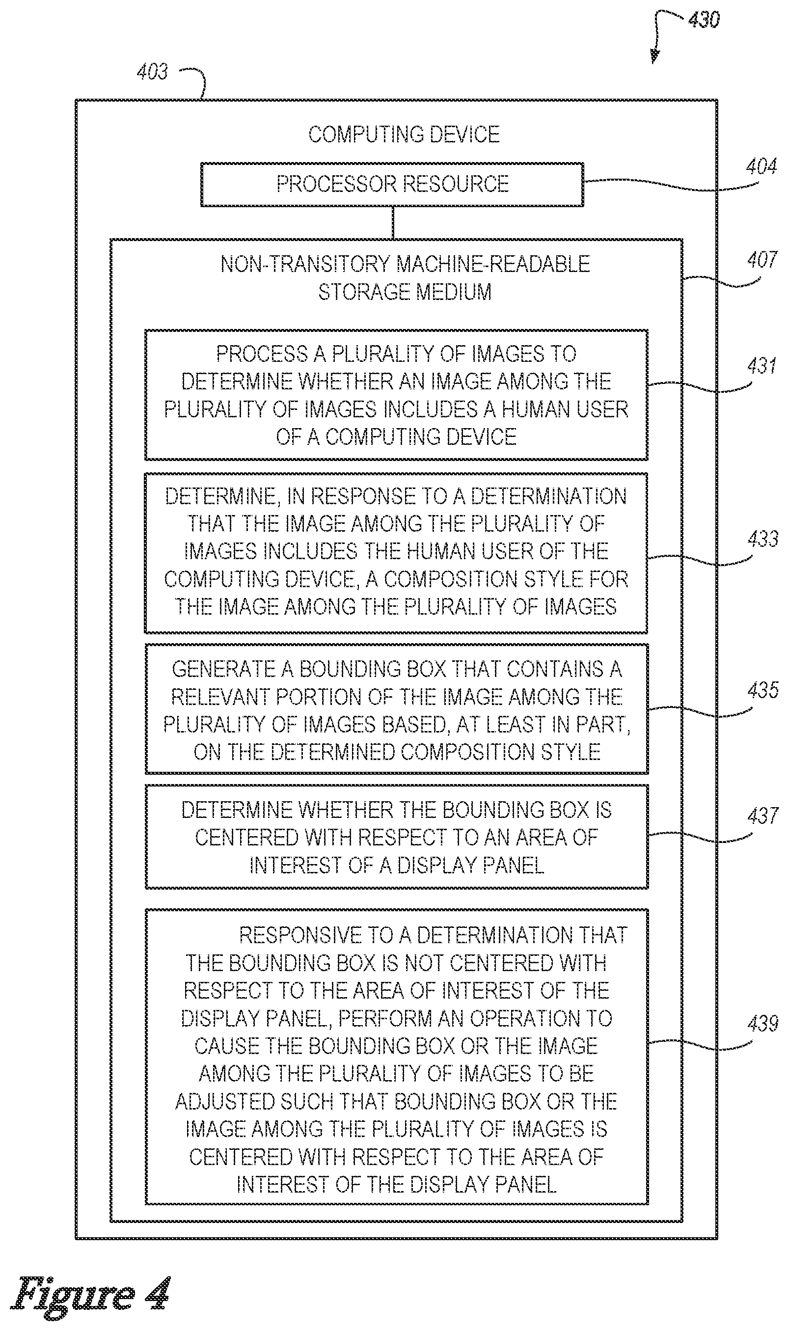 Patent US12347155 Figure 4 – Image adjustment