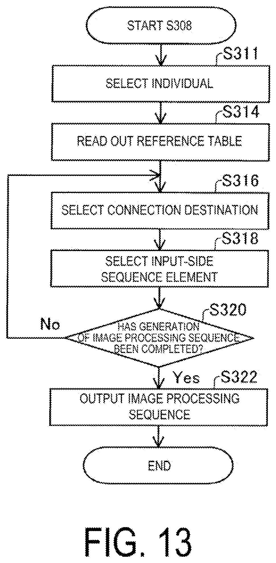 Patent US12347166 Figure 11 – Image processing sequence generation method, image processing sequence generation device, and computer program