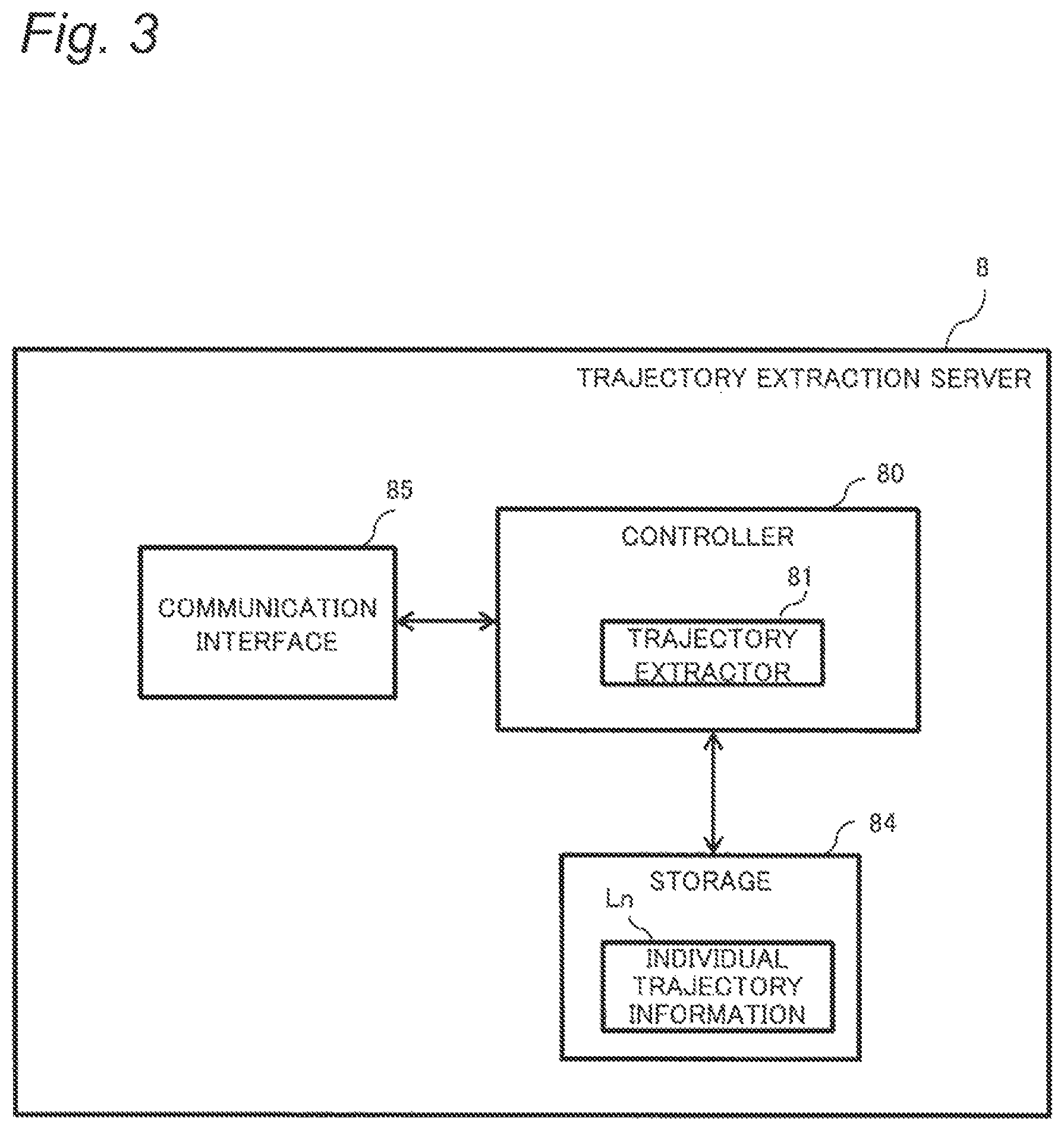 Patent US12347203 Figure 3 – Moving object detection system and information management apparatus