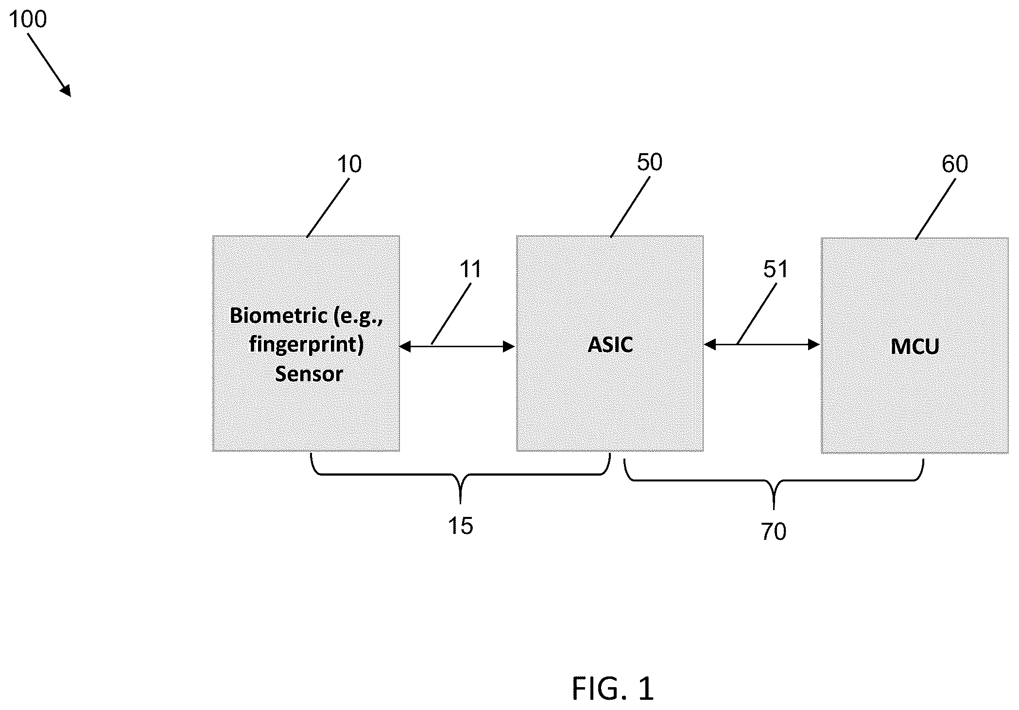 Patent US12347224 — Sensor and system for biometric sensing having multi-segment architecture, and methods of using the same — Figure 1