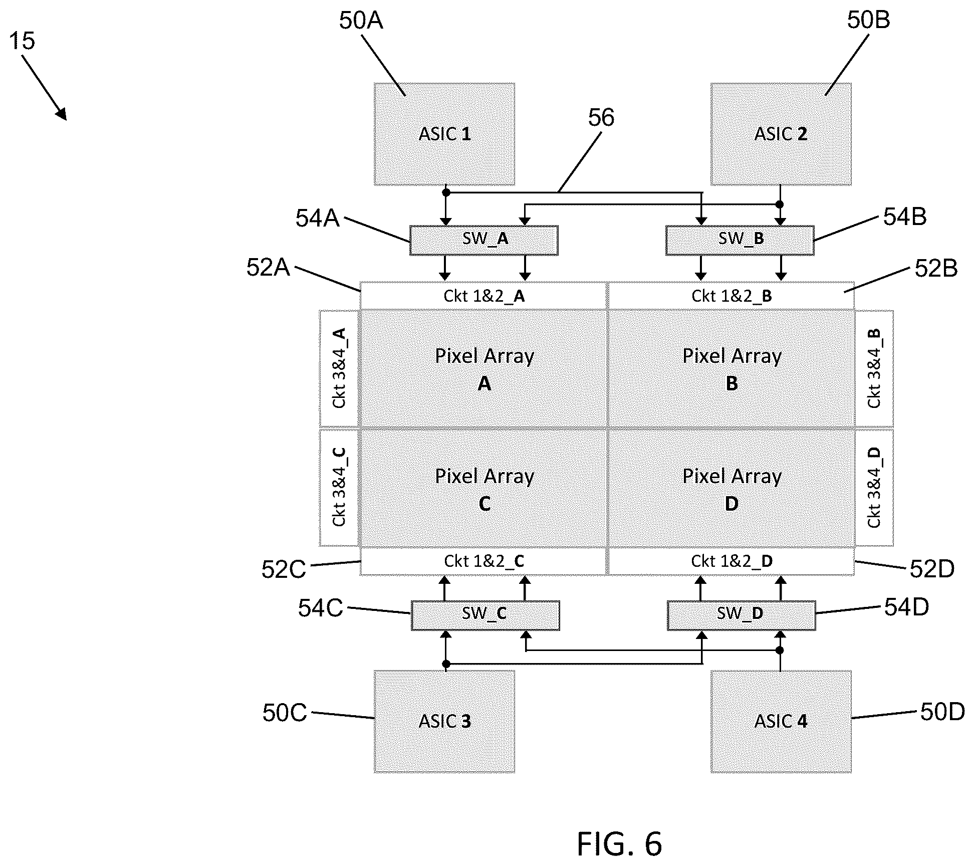 Patent US12347224 Figure 6 – Sensor and system for biometric sensing having multi-segment architecture, and methods of using the same