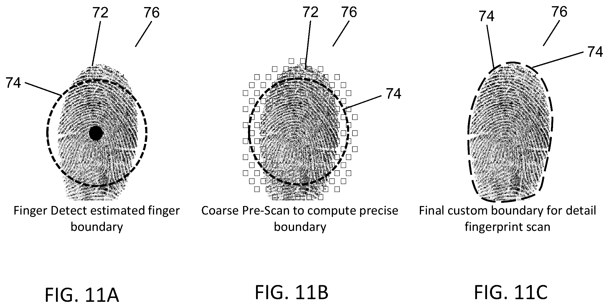 Patent US12347224 Figure 11 – Sensor and system for biometric sensing having multi-segment architecture, and methods of using the same