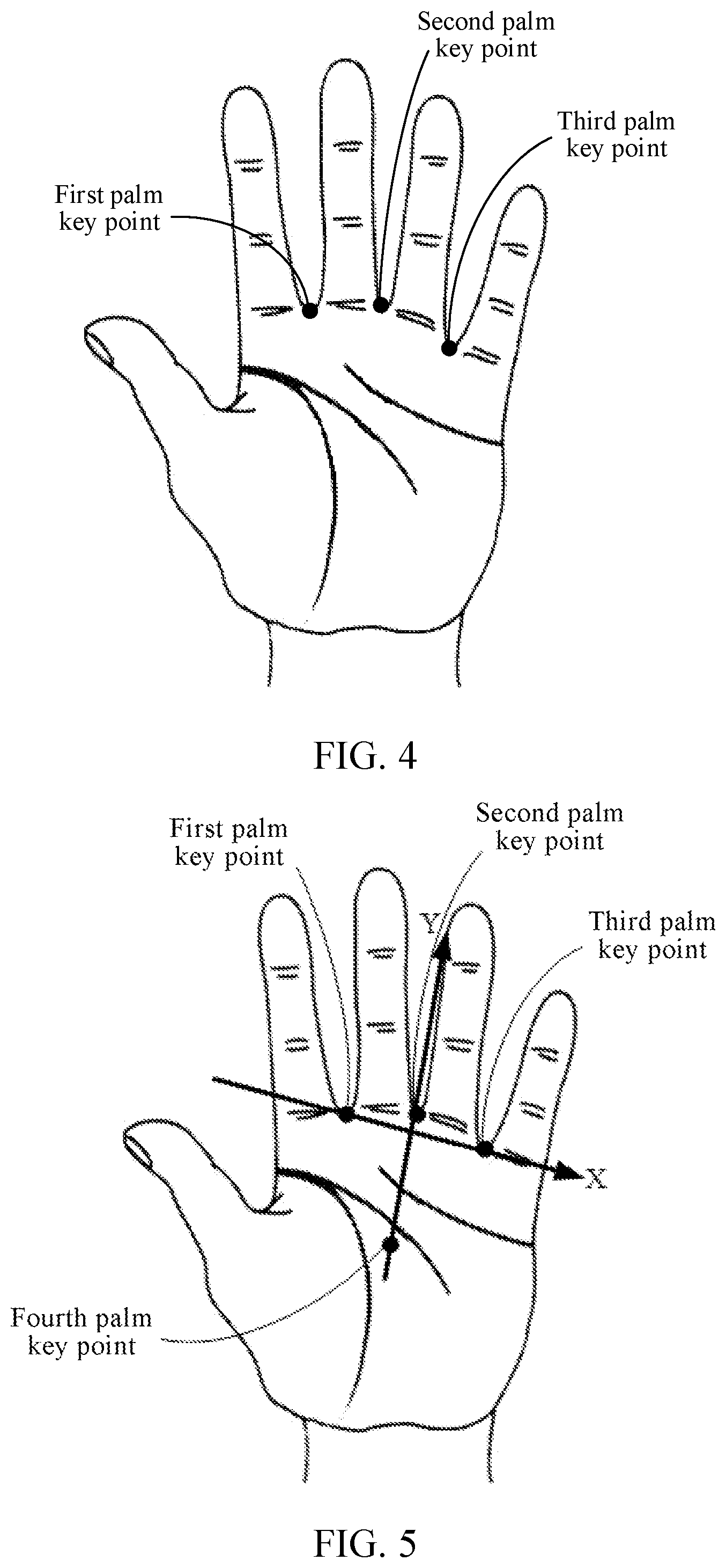 Patent US12347227 Figure 3 – Palm print recognition method, method for training feature extraction model, comprising obtaining sample hand images for user identifiers, calling feature extraction model to extract palm print features, and adjust the feature extraction model according to the sample palm print features