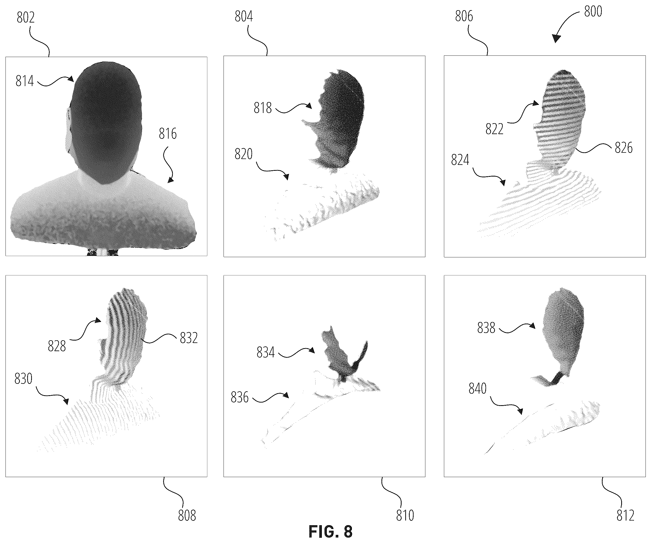 Patent US12347228 Figure 8 – Systems and methods for privacy-preserving facemask-compliance-level measurement