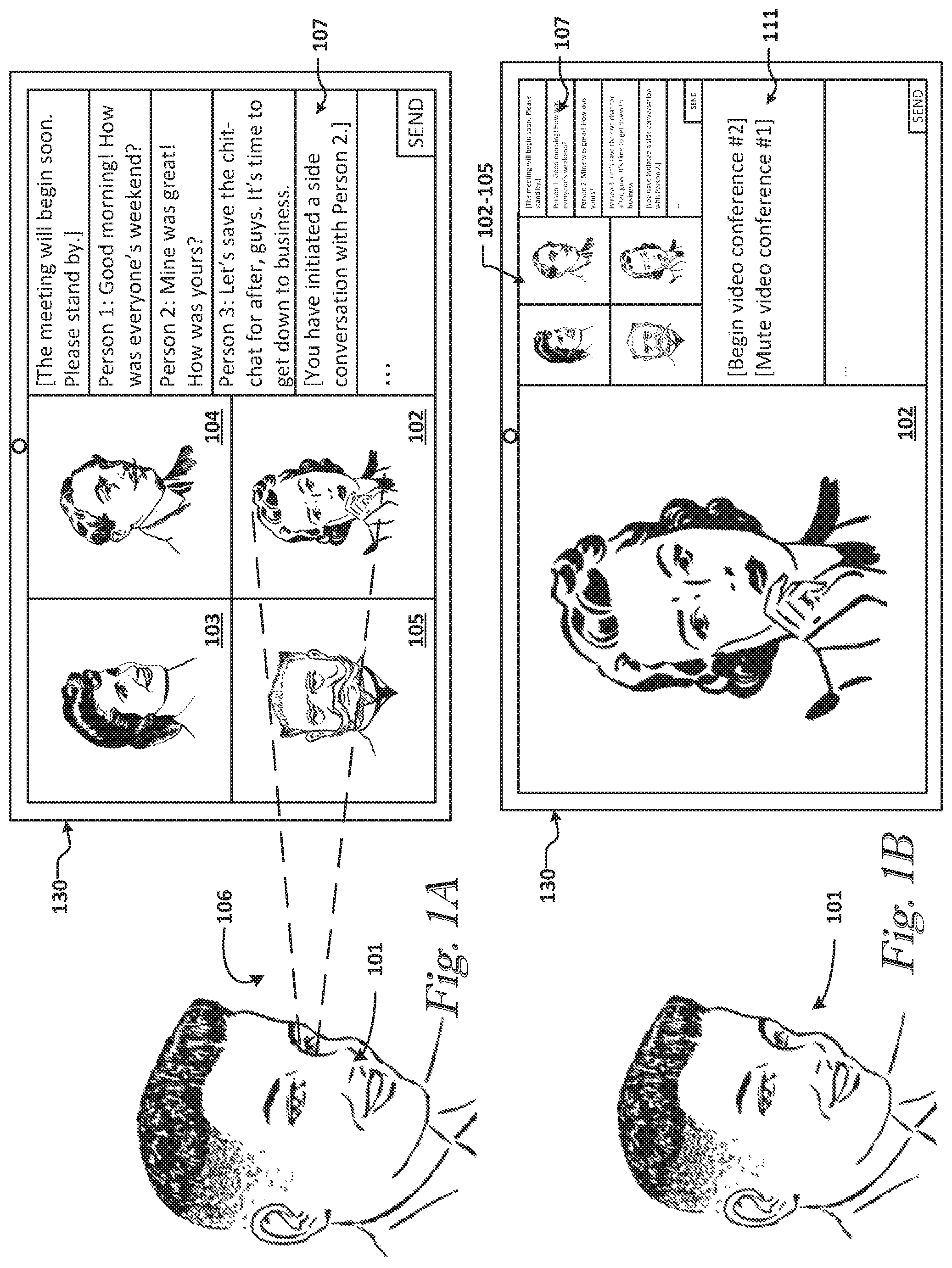 Patent US12347235 — Establishing private communication channels — Figure 1