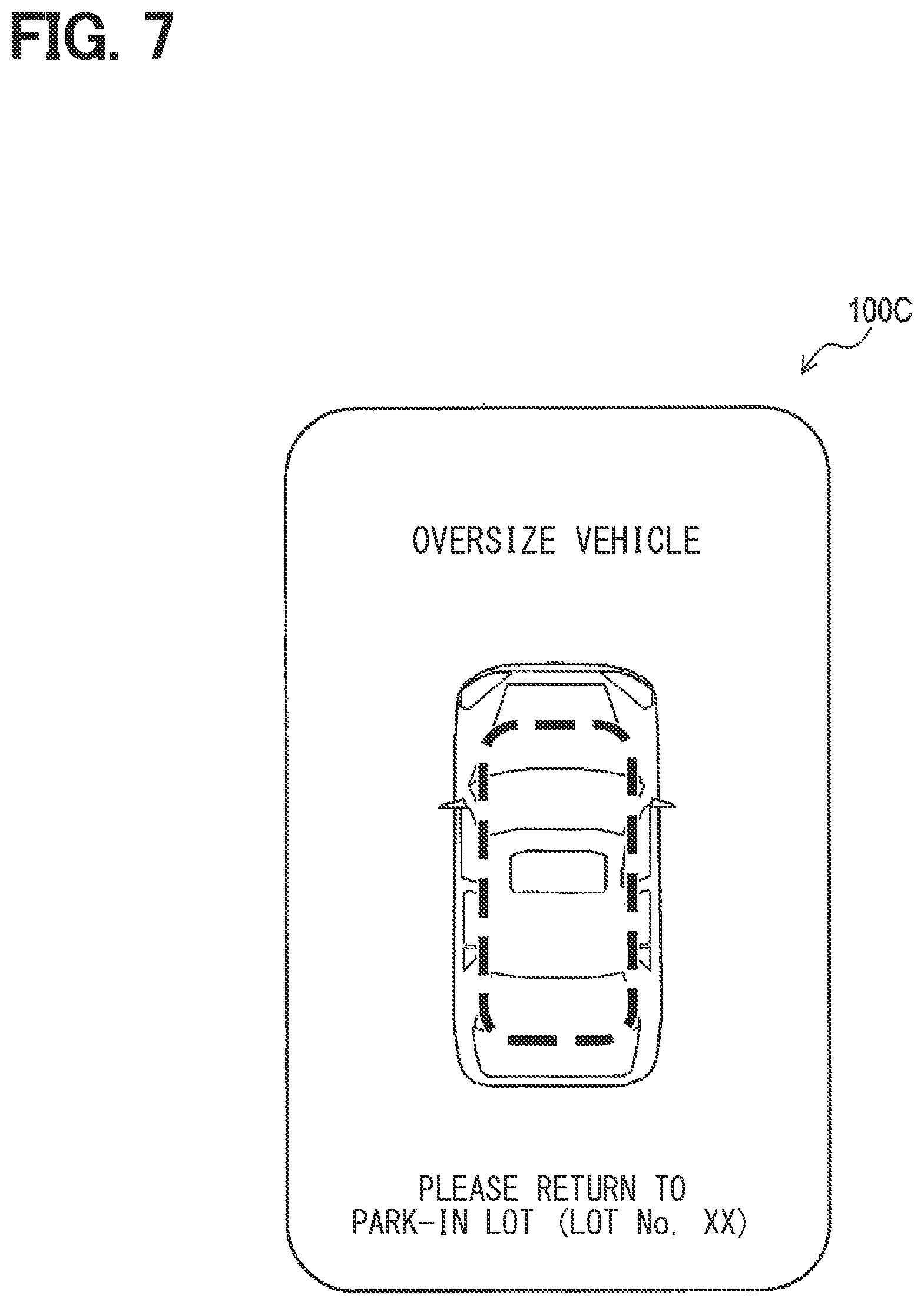 Patent US12347244 Figure 7 – Abnormality determination parking support device, method, and system