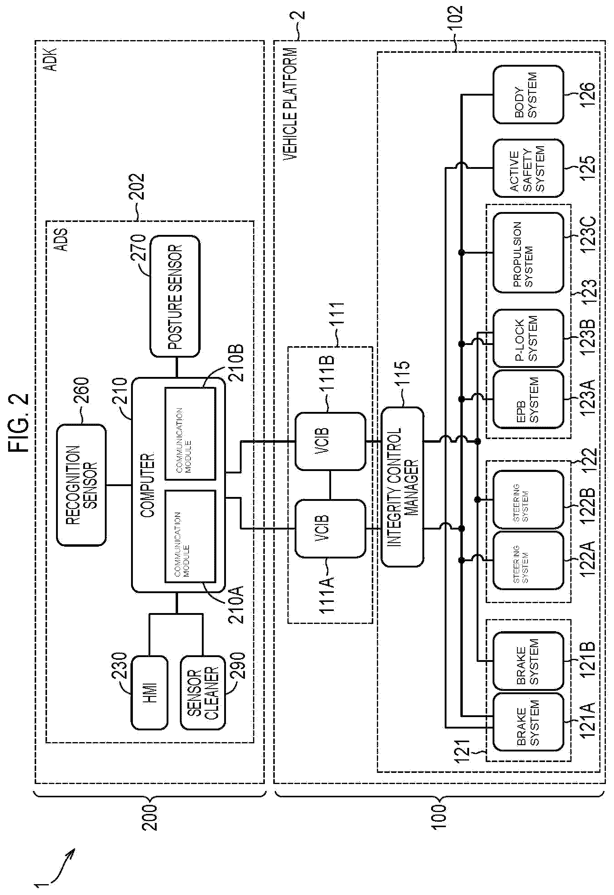 Patent US12347245 Figure 2 – Vehicle management system and vehicle inspection method
