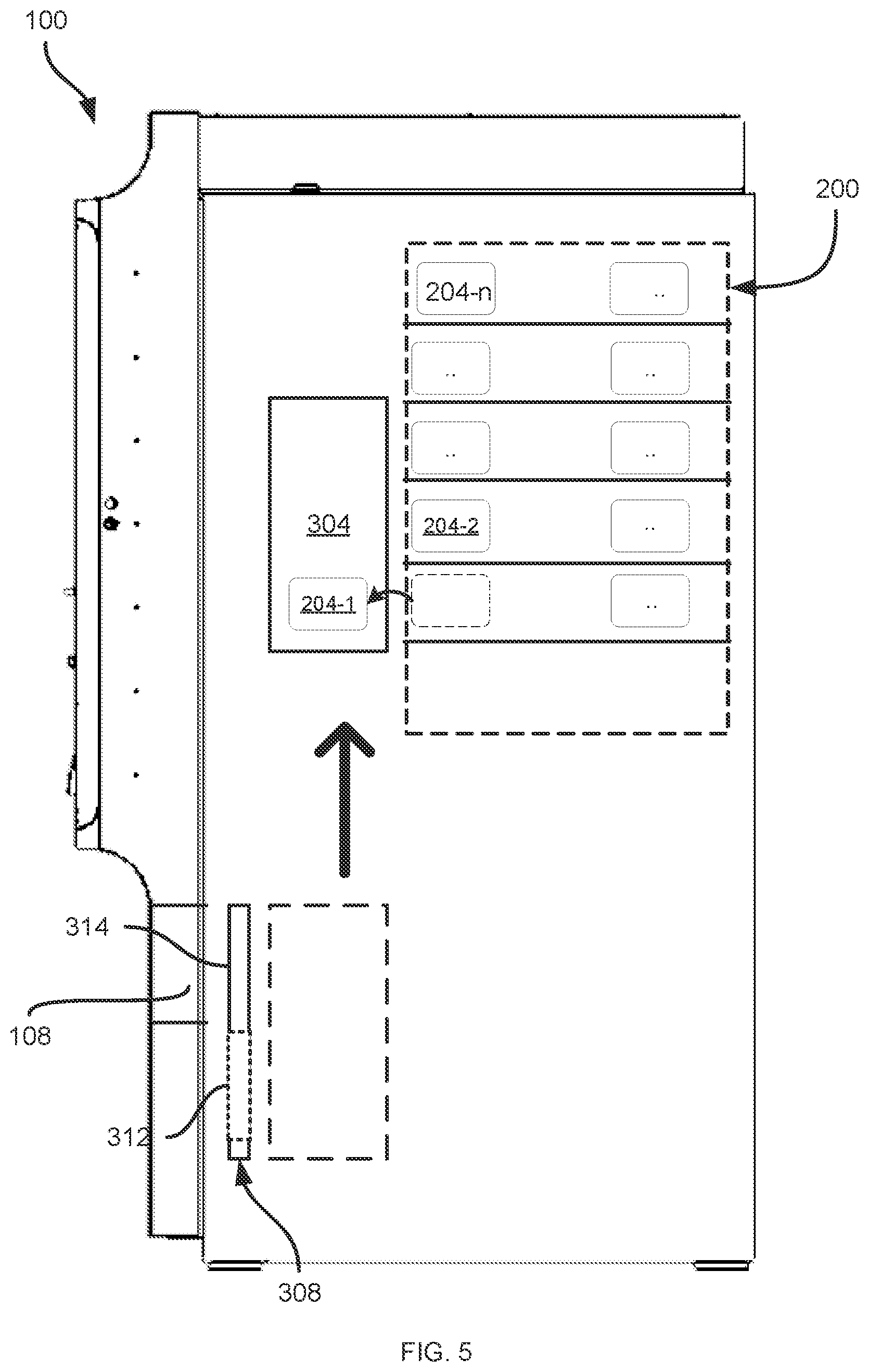 Patent US12347258 Figure 5 – Automatic asset management system
