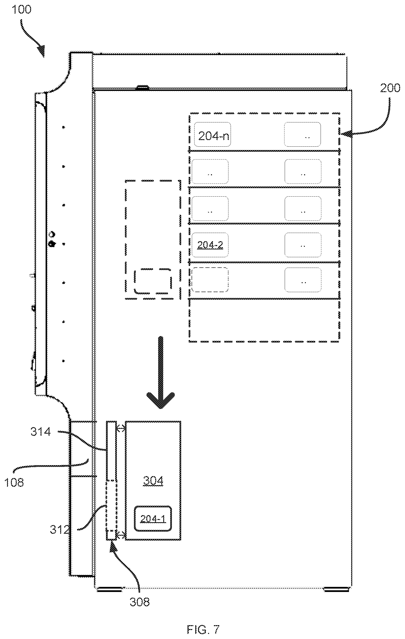 Patent US12347258 Figure 7 – Automatic asset management system
