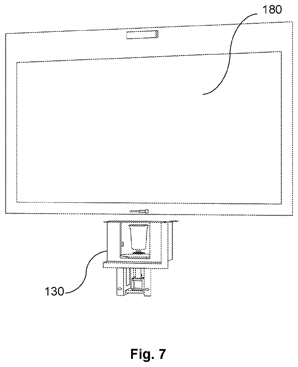 Patent US12347259 Figure 7 – Automatic beverage vending machine