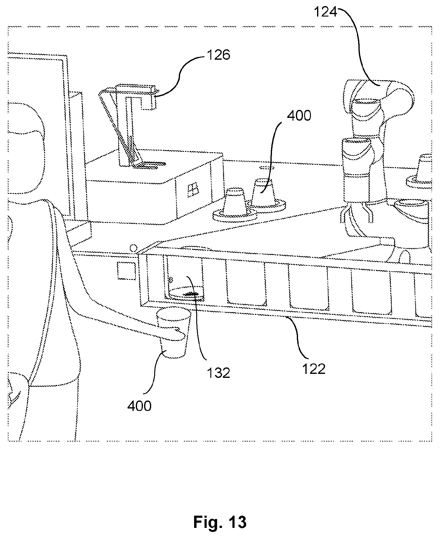 Patent US12347259 Figure 13 – Automatic beverage vending machine