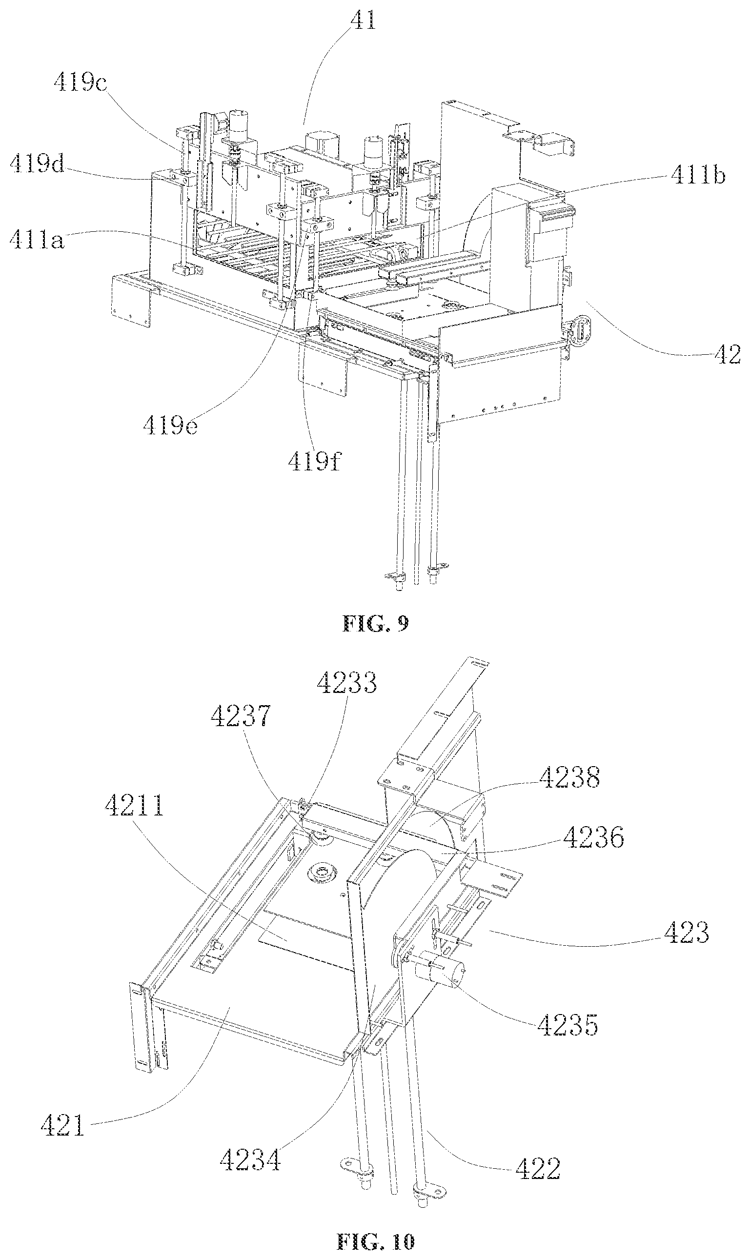 Patent US12347261 Figure 5 – Conveying device, pizza vending machine, and automatic pizza selling system