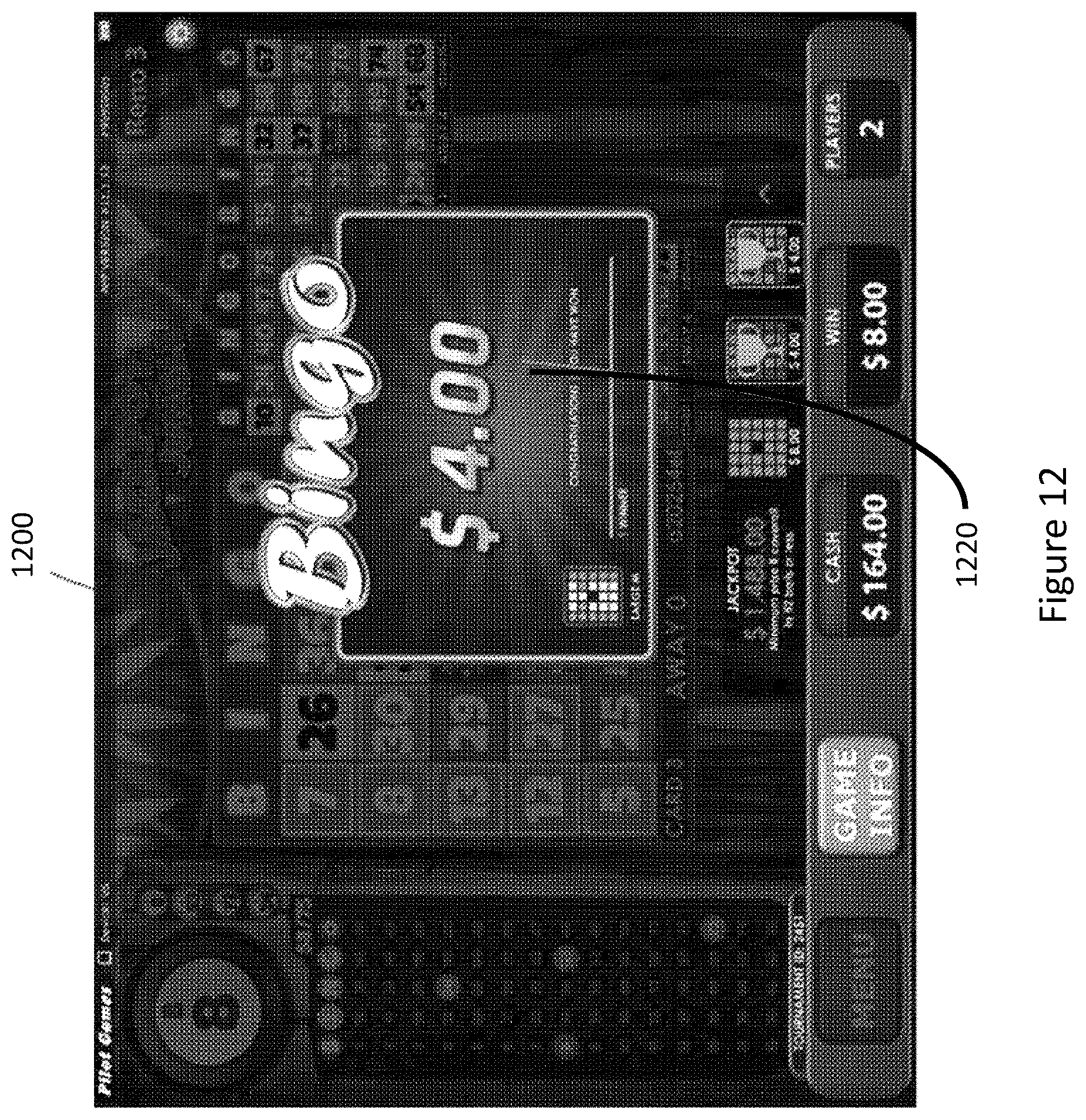 Patent US12347274 Figure 14 – Virtual world gaming tournament with skill-based bonus game