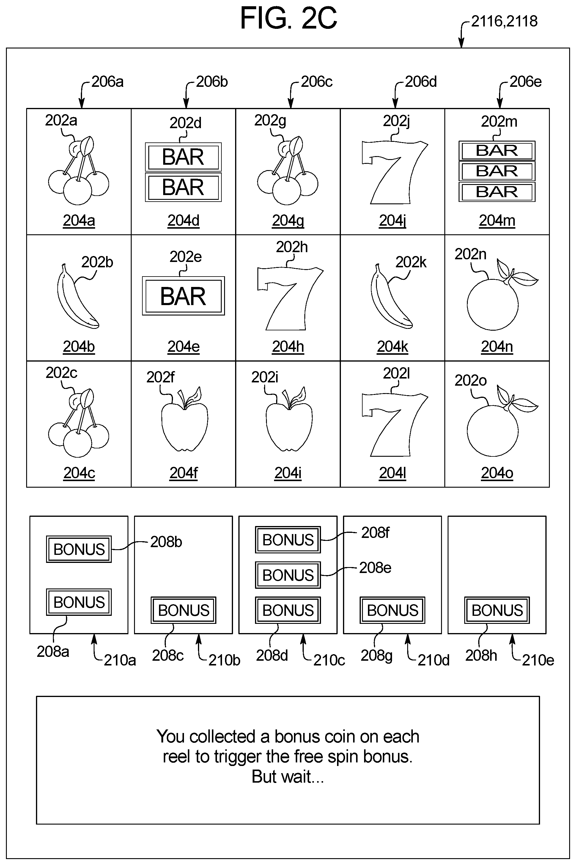 Patent US12347276 Figure 4 – System and method for providing awards based on accumulating triggering elements independent of reel symbols