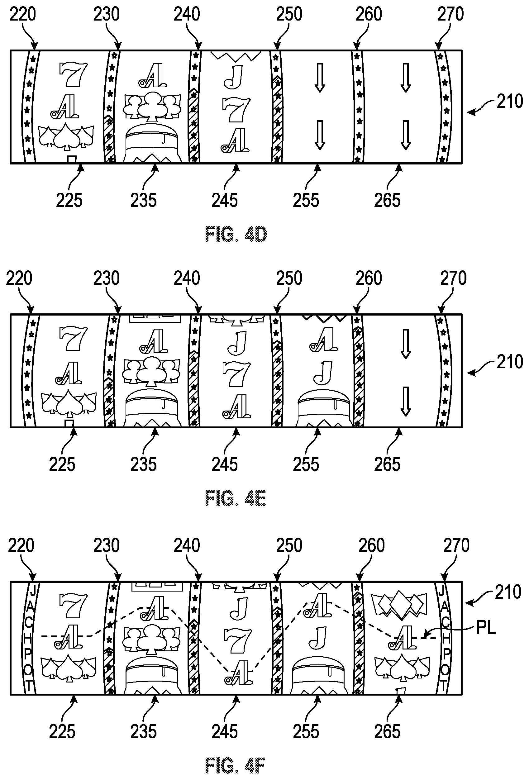 Patent US12347280 Figure 11 – Gaming system having a reel assembly with winning symbol combination indicating reel dividers