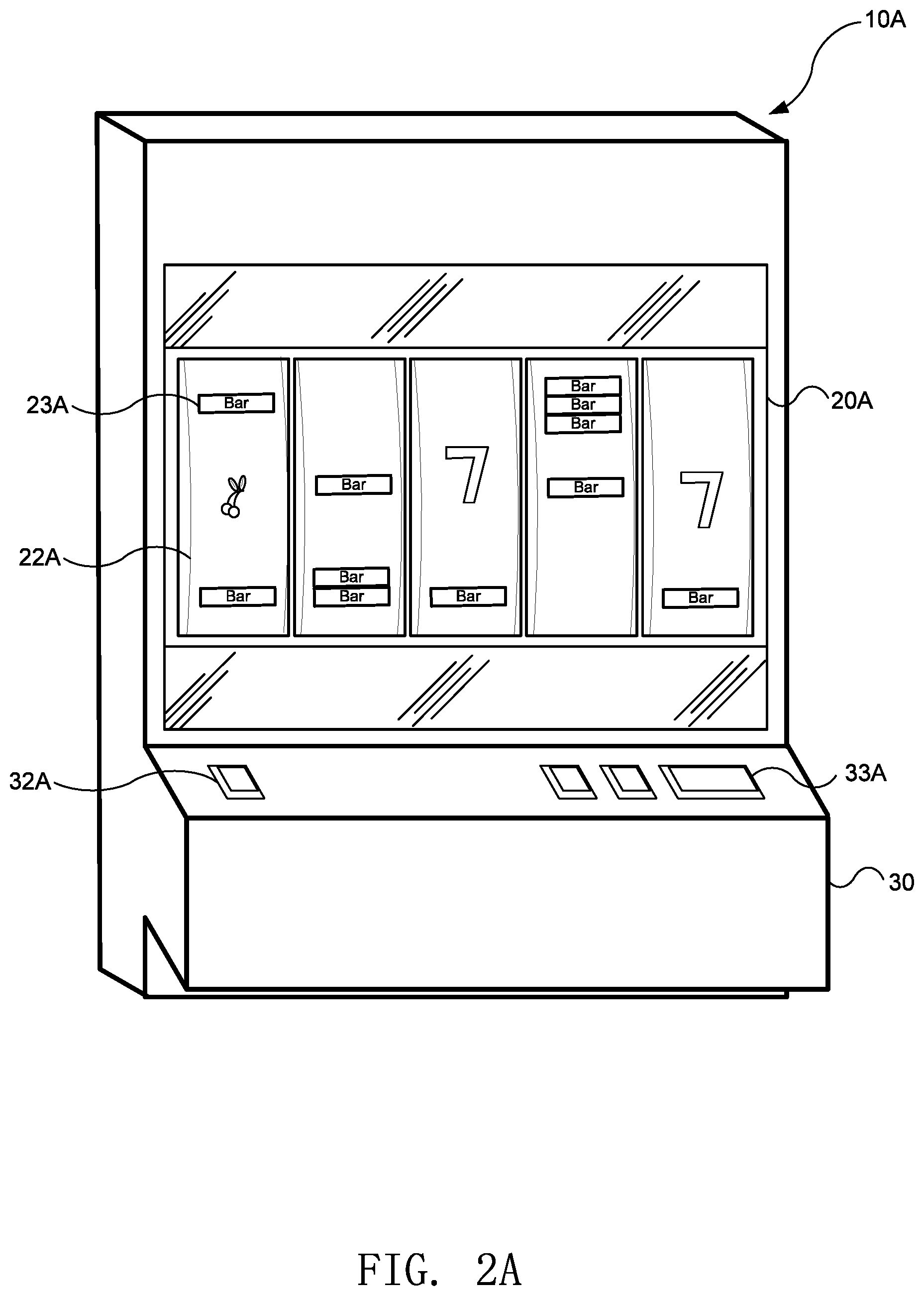 Patent US12347281 Figure 3 – Gaming device having multiple game play option