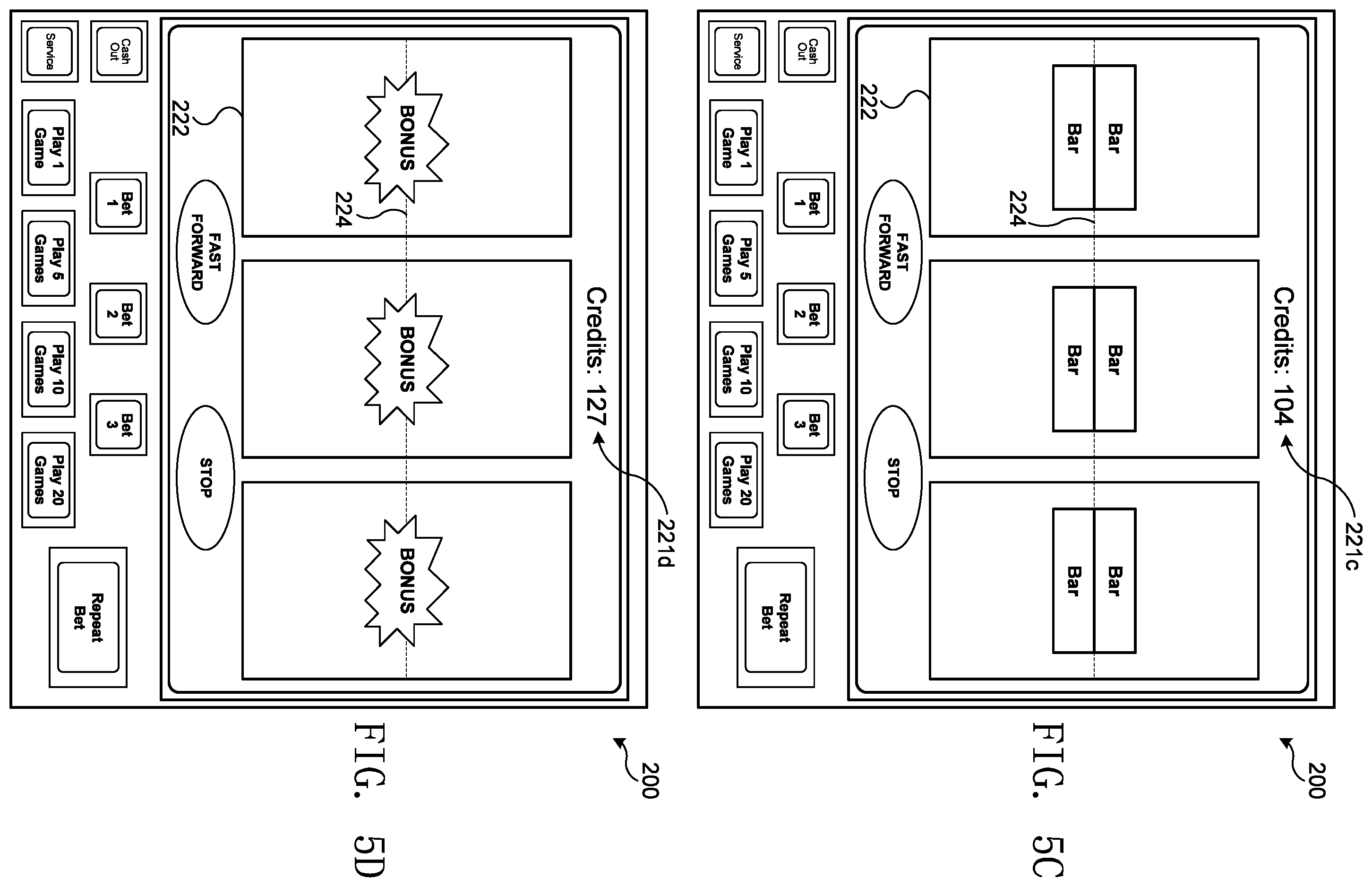 Patent US12347281 Figure 9 – Gaming device having multiple game play option