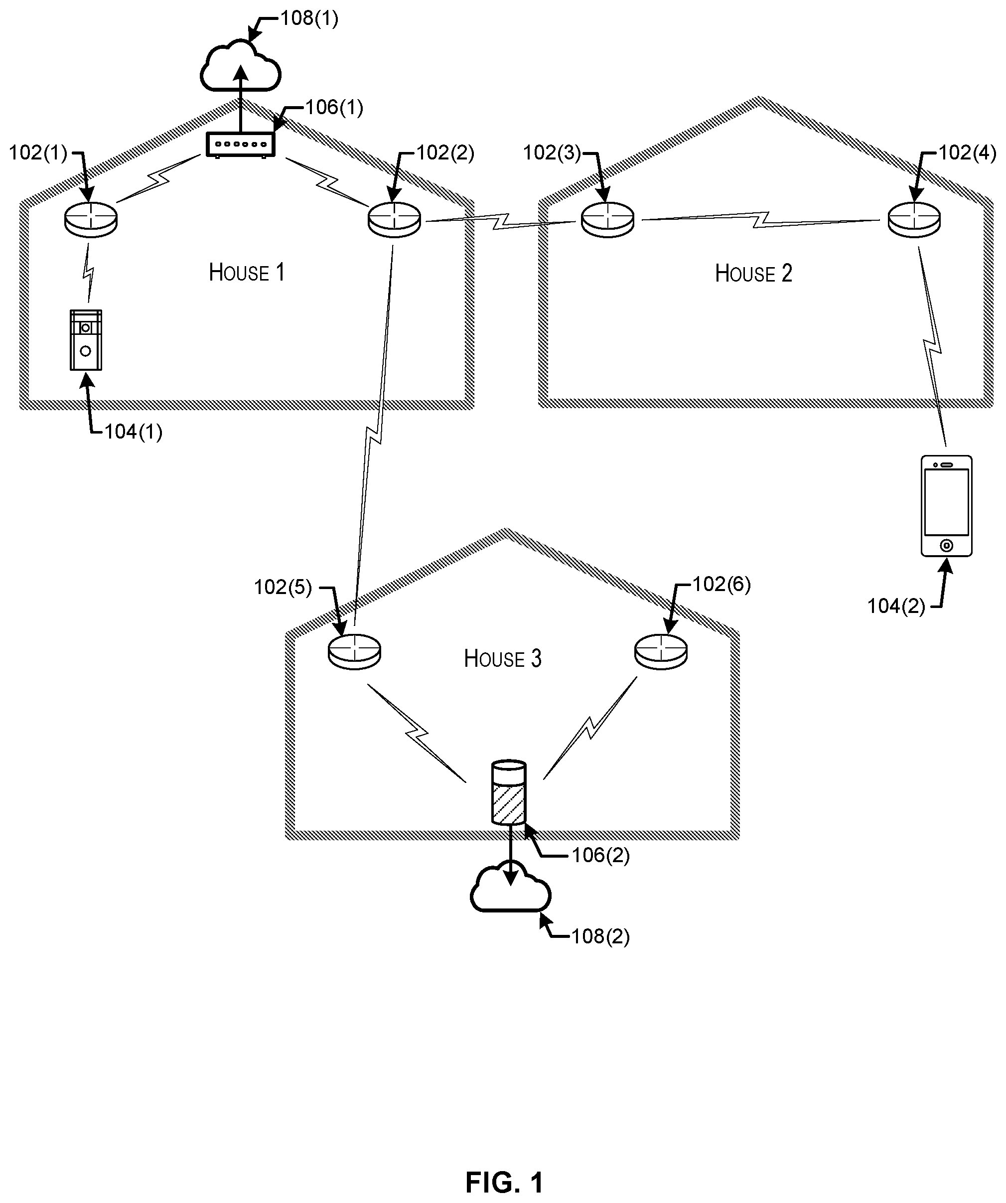 Patent US12347300 Figure 1 – Smoke detector device utilizing network communication protocol coexistence techniques