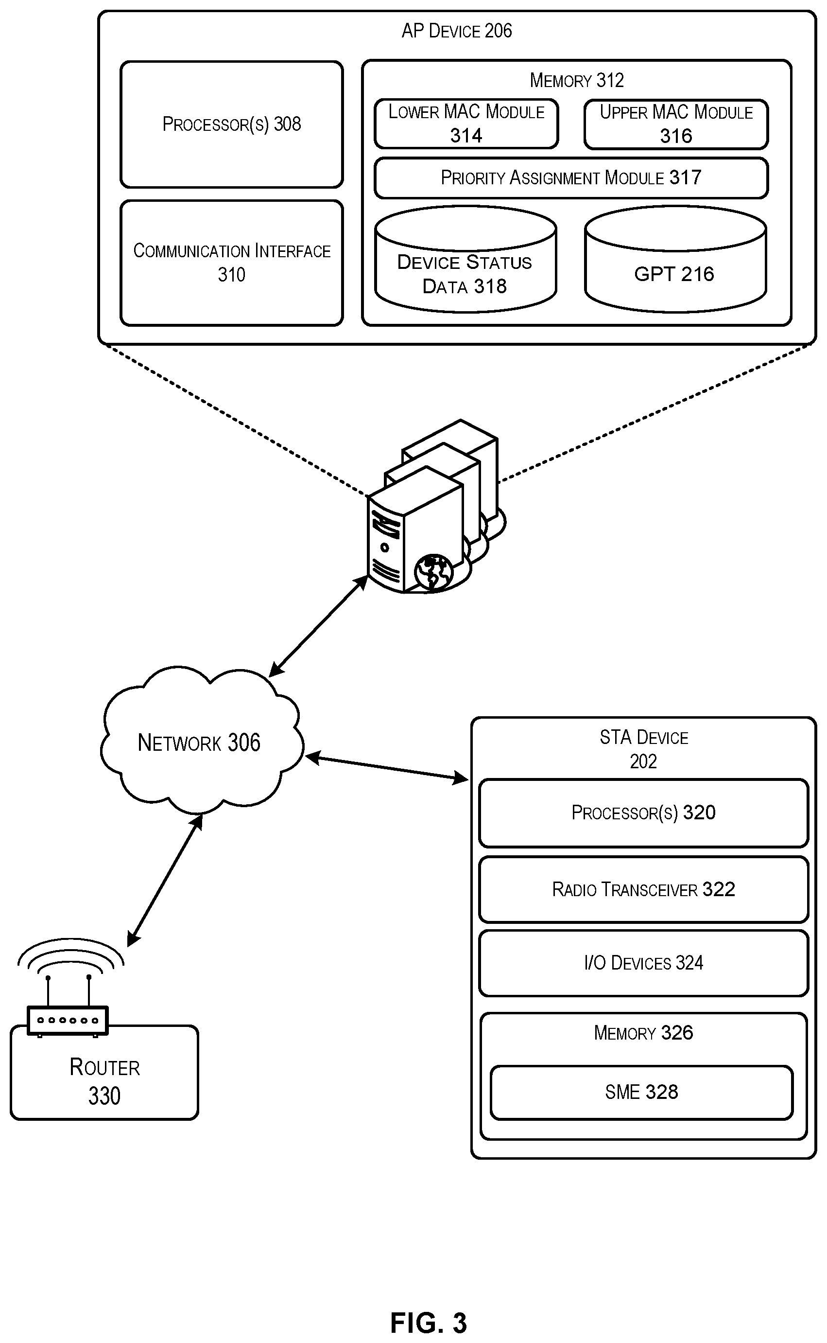 Patent US12347300 Figure 3 – Smoke detector device utilizing network communication protocol coexistence techniques