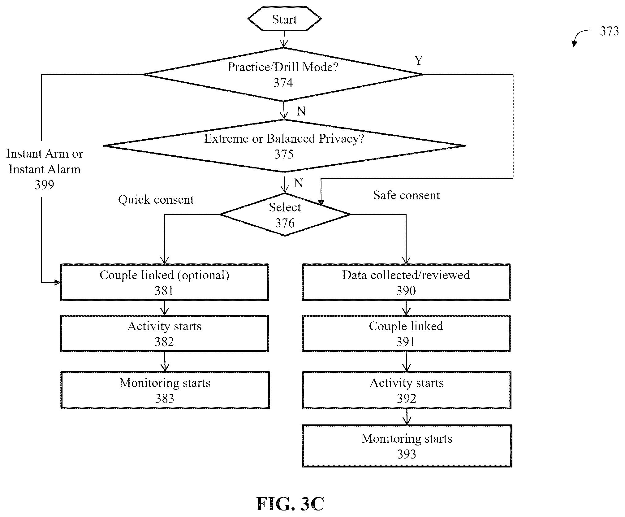 Patent US12347301 Figure 5 – Consent management system over a communications network
