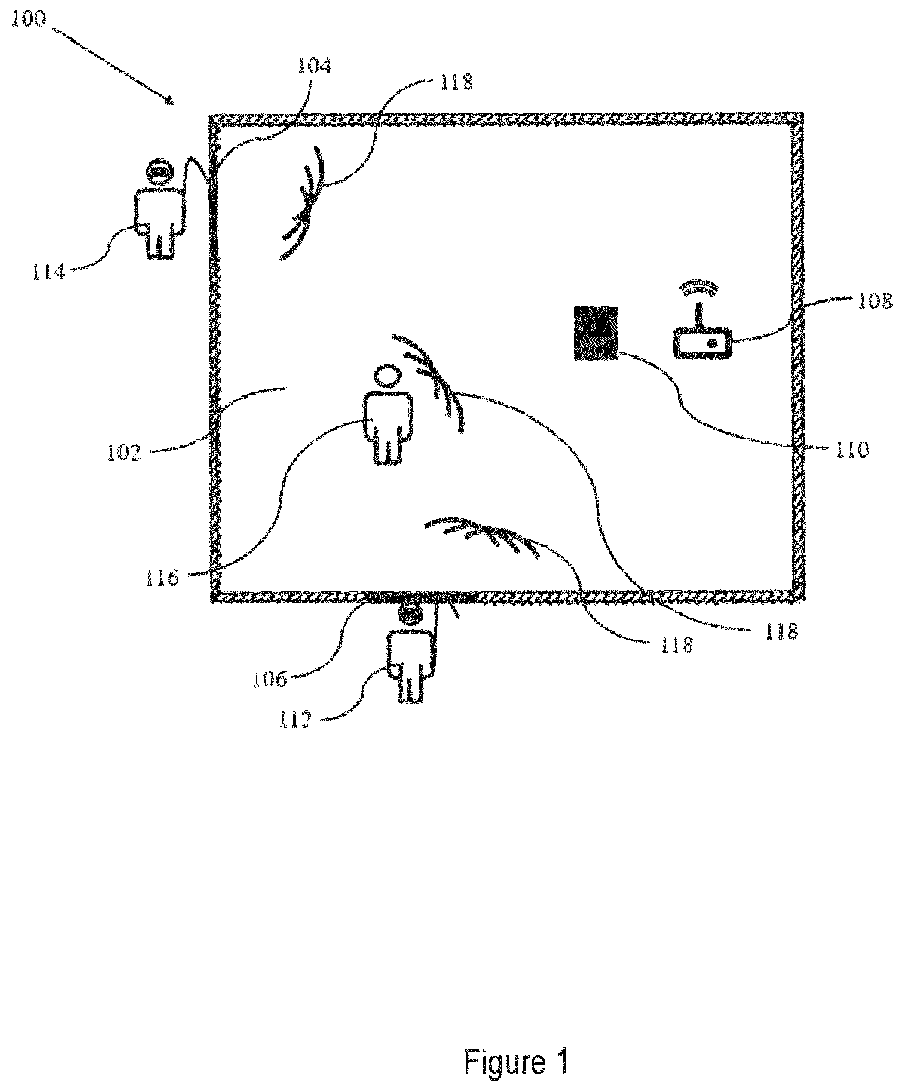 Patent US12347303 Figure 1 – Devices and systems for break-in prevention