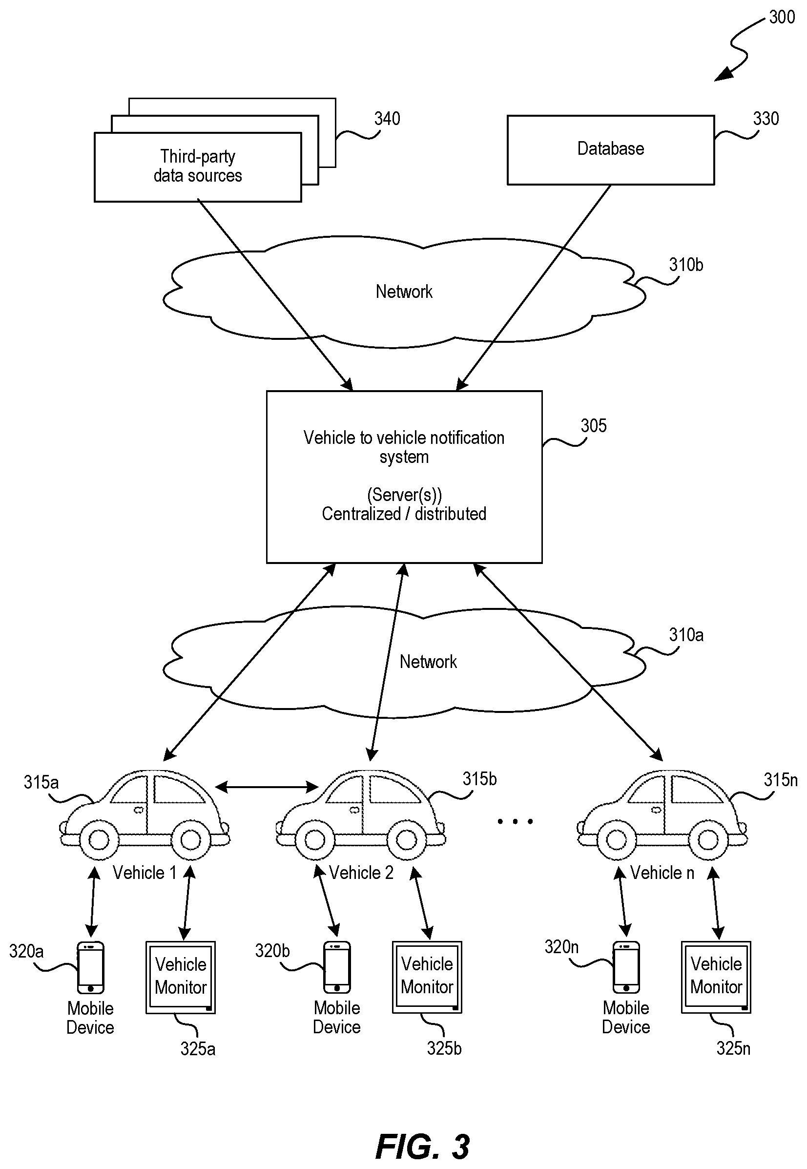 Patent US12347313 Figure 4 – Vehicle to vehicle event notification system and method