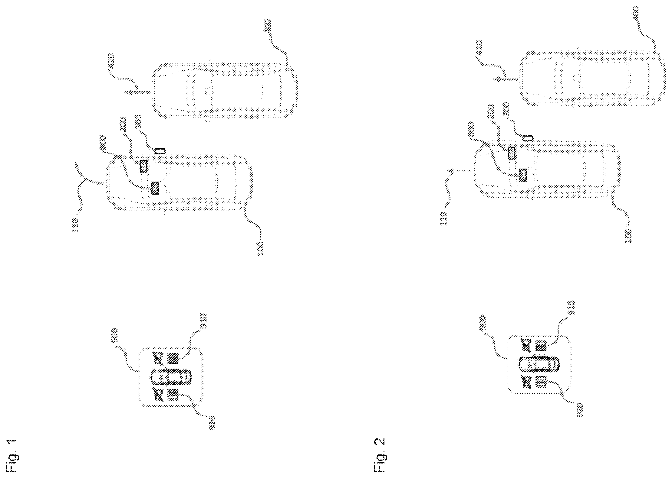 Patent US12347316 Figure 1 – System and method for providing well distinguishable warning levels for obstacles in different visibility areas in the vicinity of a vehicle