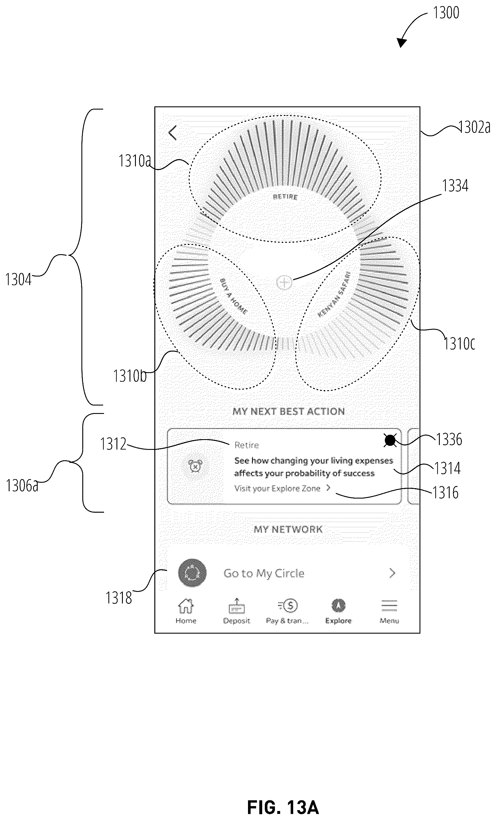 Patent US12347331 Figure 13 – Planning, advice, and execution platform including techniques for improving advice through user interactions