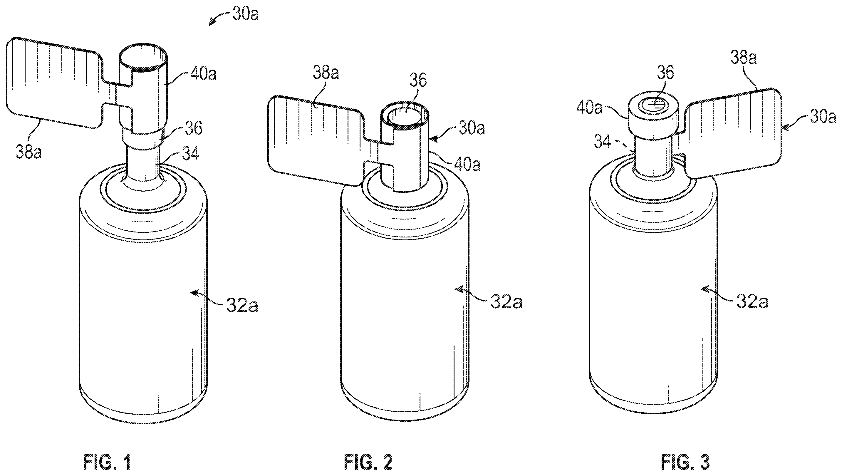 Patent US12347343 Figure 1 – Tag attachment by shrink film