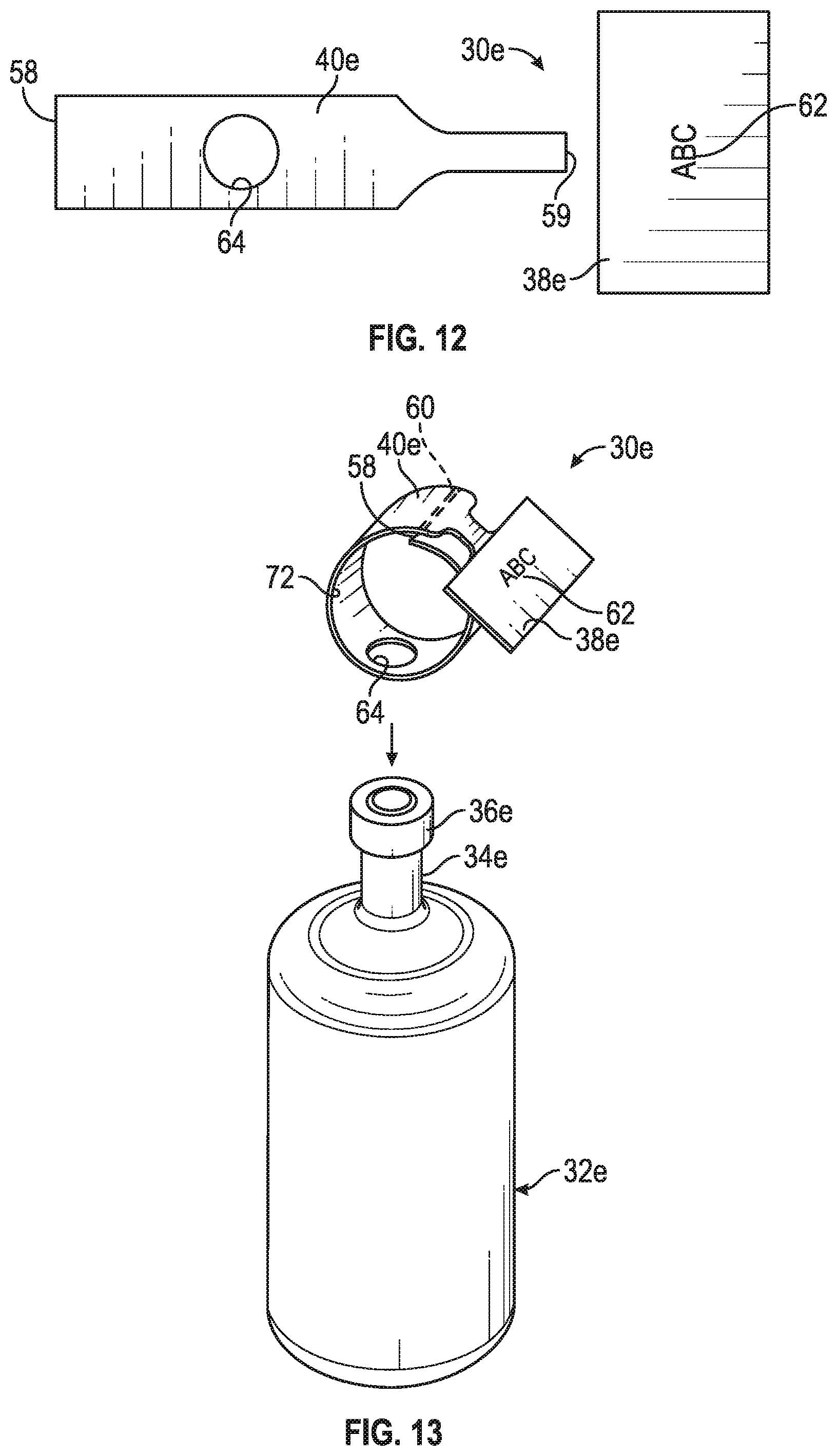 Patent US12347343 Figure 7 – Tag attachment by shrink film