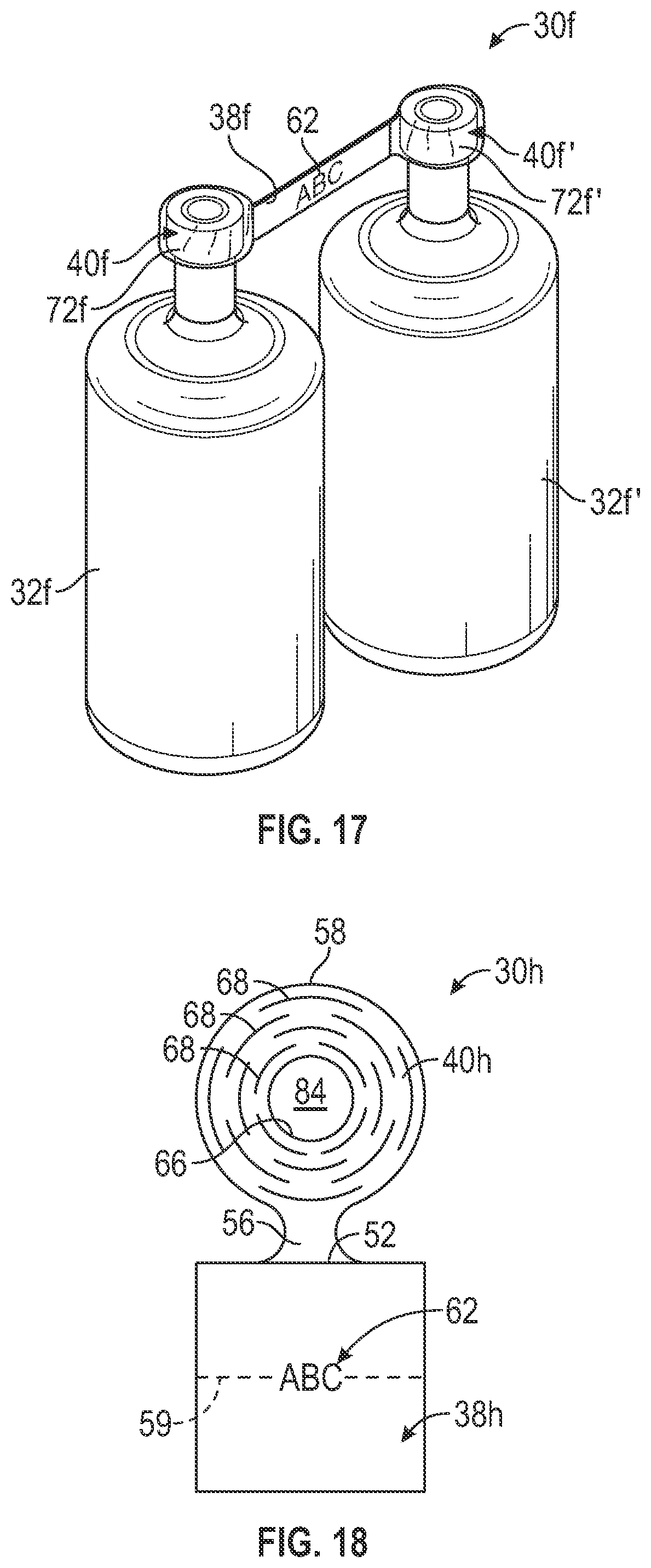 Patent US12347343 Figure 10 – Tag attachment by shrink film