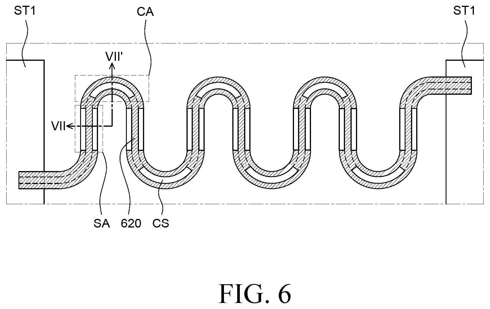 Patent US12347346 Figure 6 – Stretchable display device