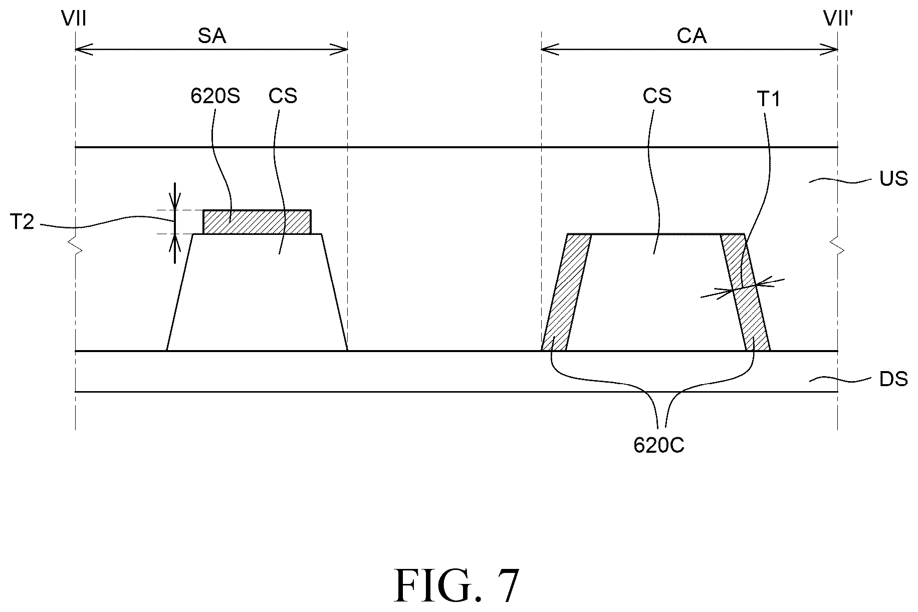 Patent US12347346 Figure 7 – Stretchable display device