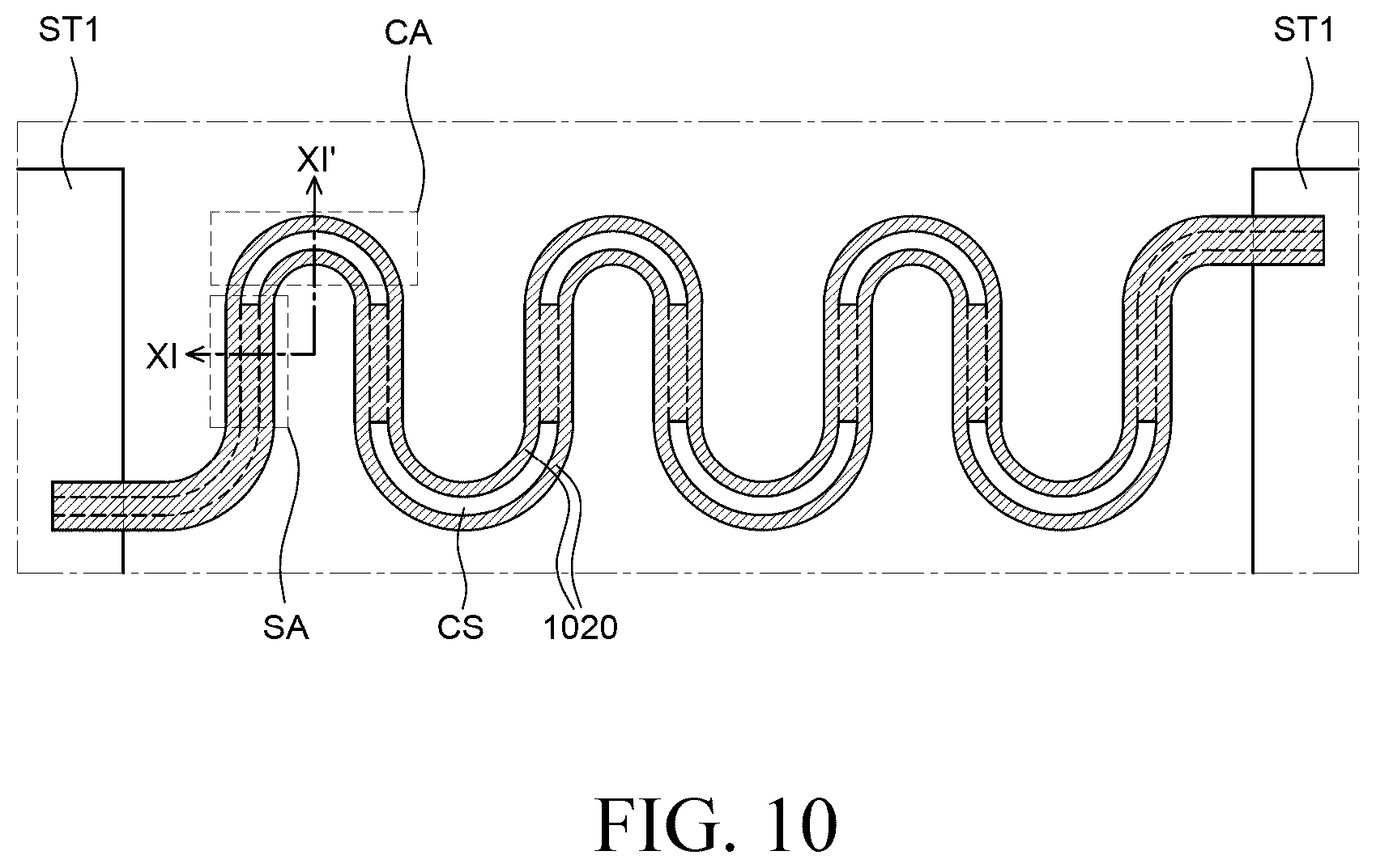 Patent US12347346 Figure 10 – Stretchable display device