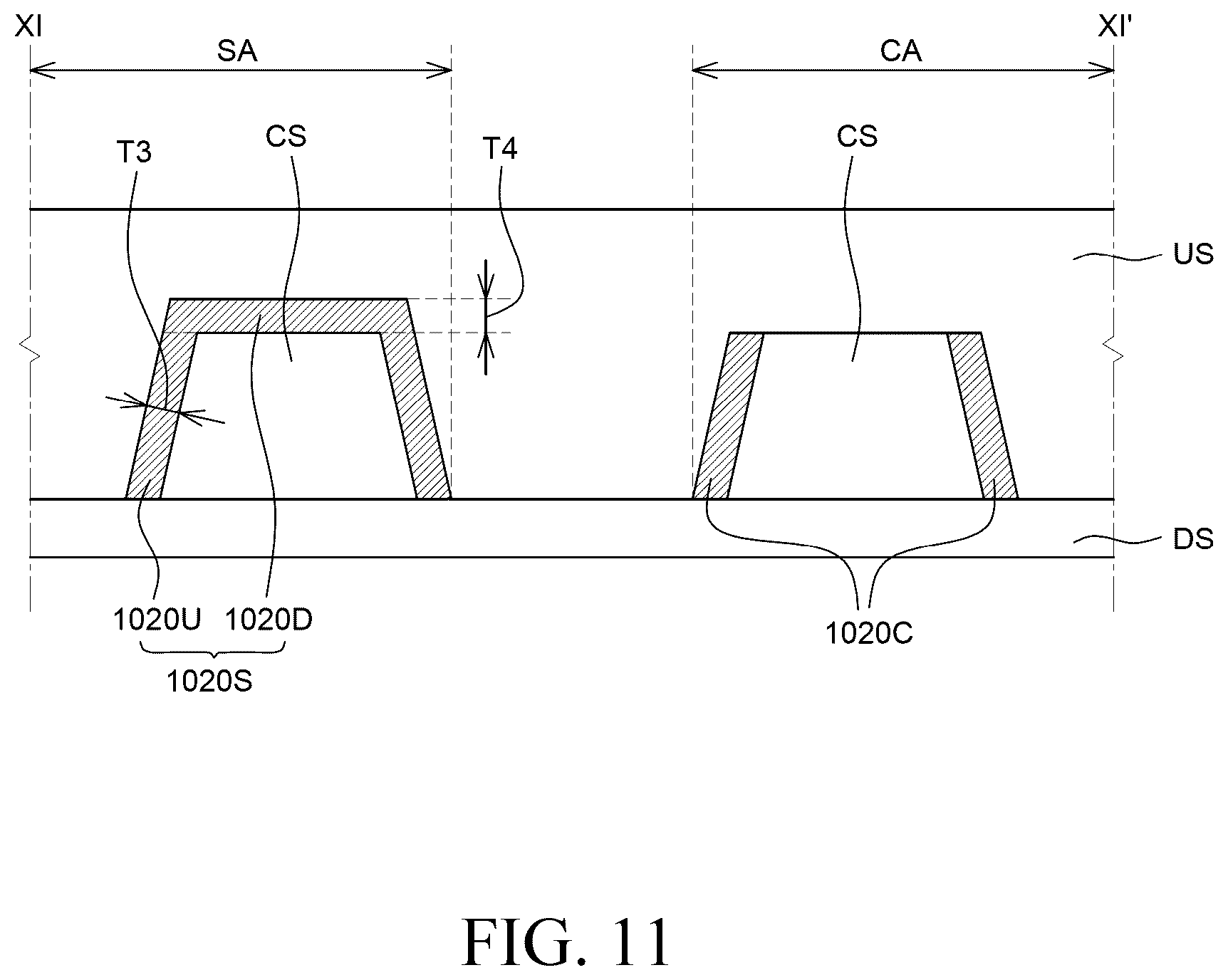 Patent US12347346 Figure 11 – Stretchable display device