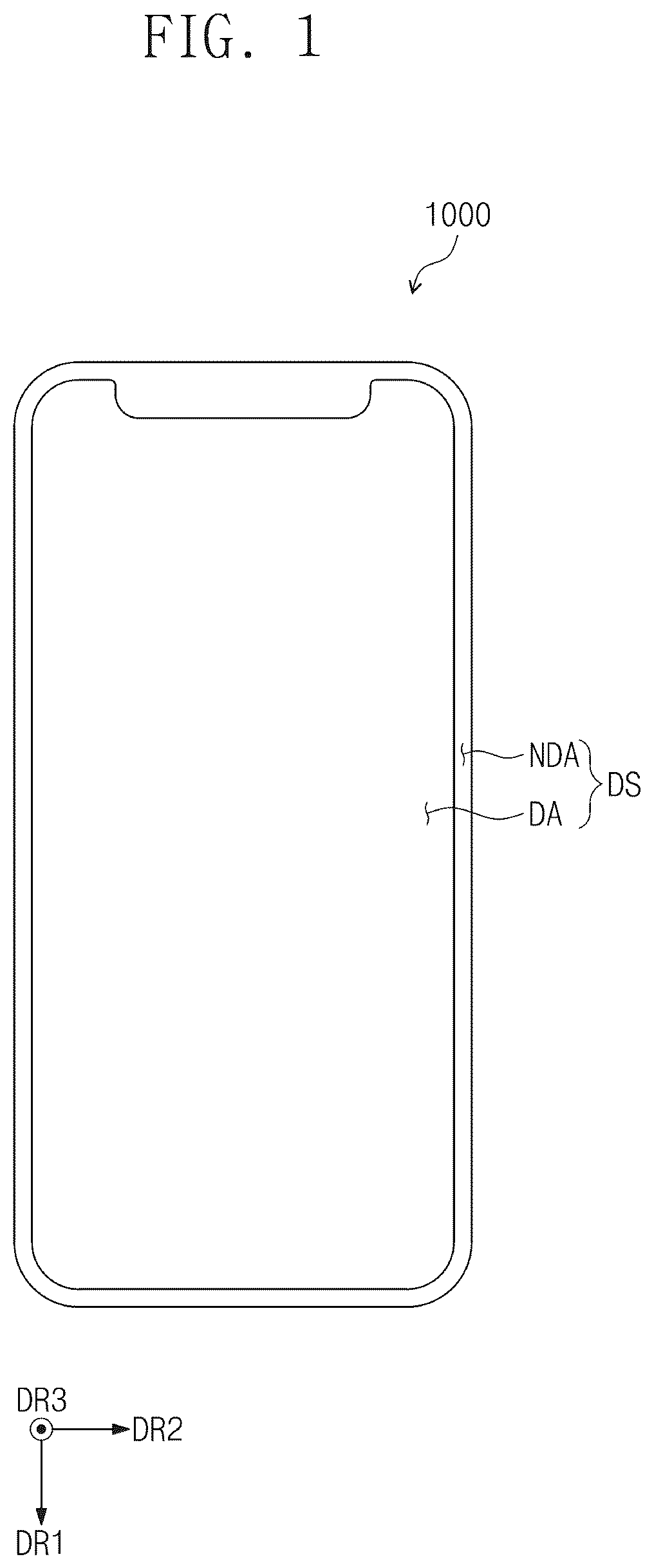 Patent US12347350 Figure 1 – Electronic device