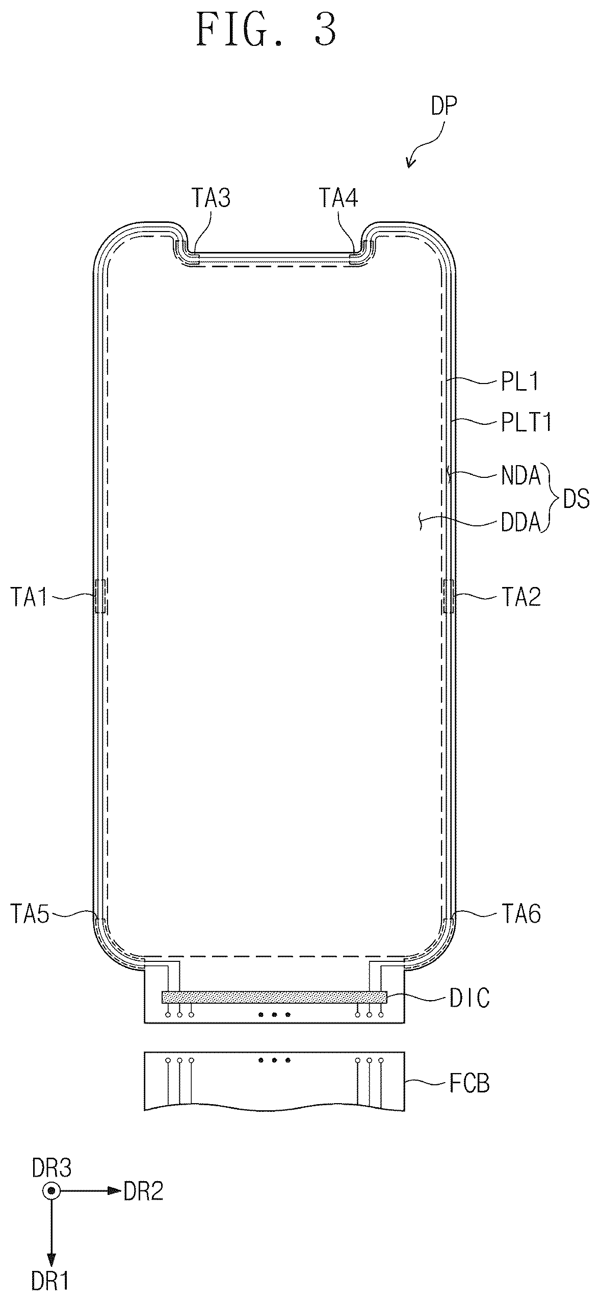 Patent US12347350 Figure 3 – Electronic device