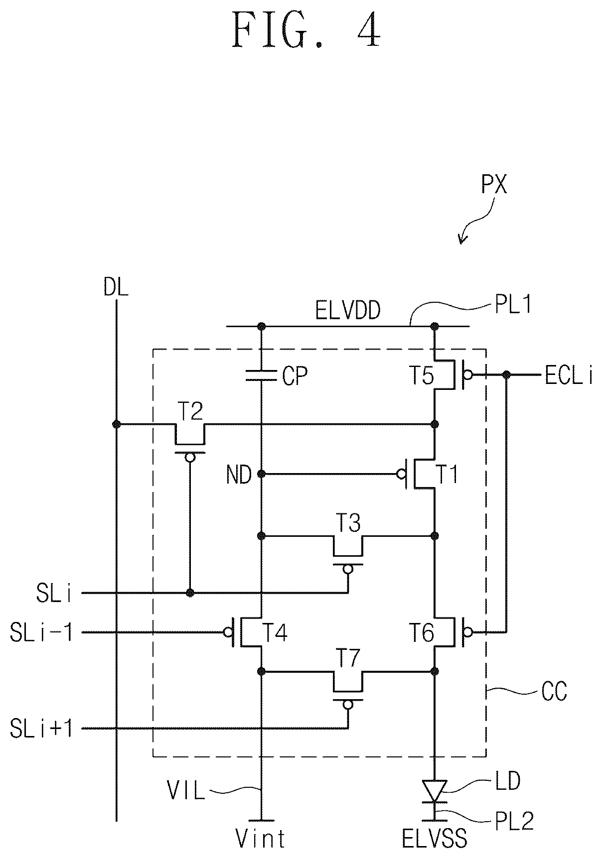 Patent US12347350 Figure 4 – Electronic device