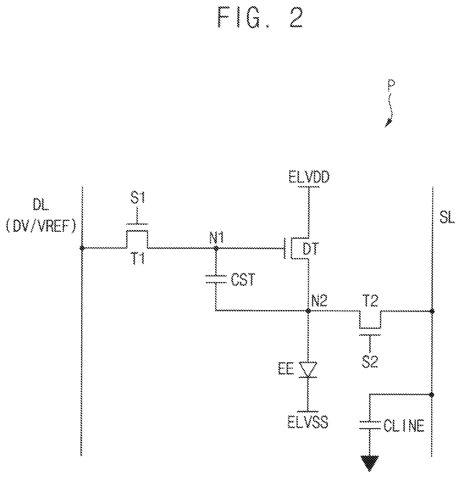 Patent US12347351 Figure 2 – Display device and method of driving the same