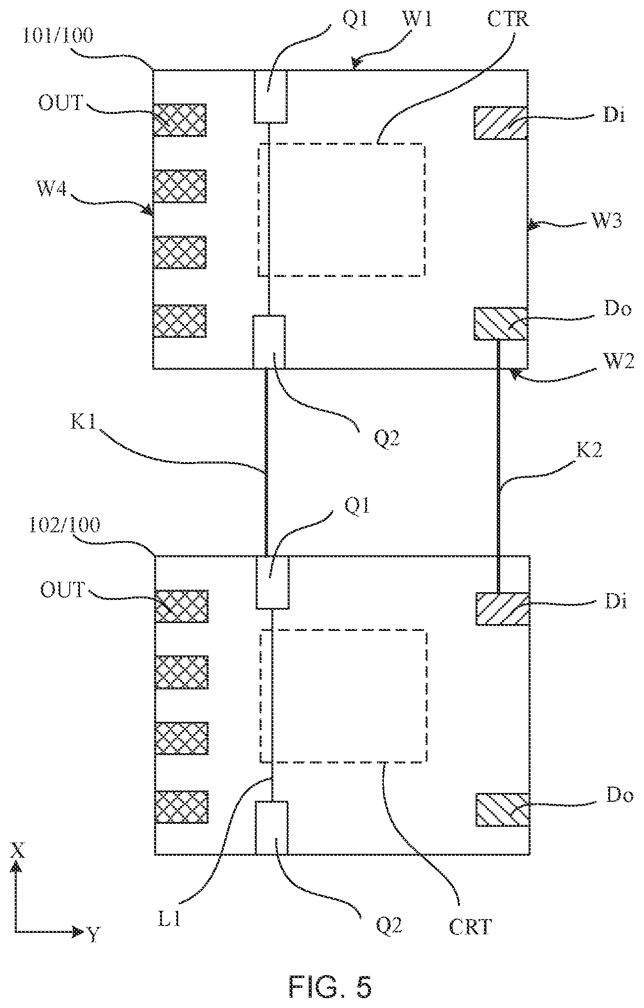 Patent US12347352 Figure 3 – Driver chip, light-emitting substrate and testing method thereof, and display apparatus