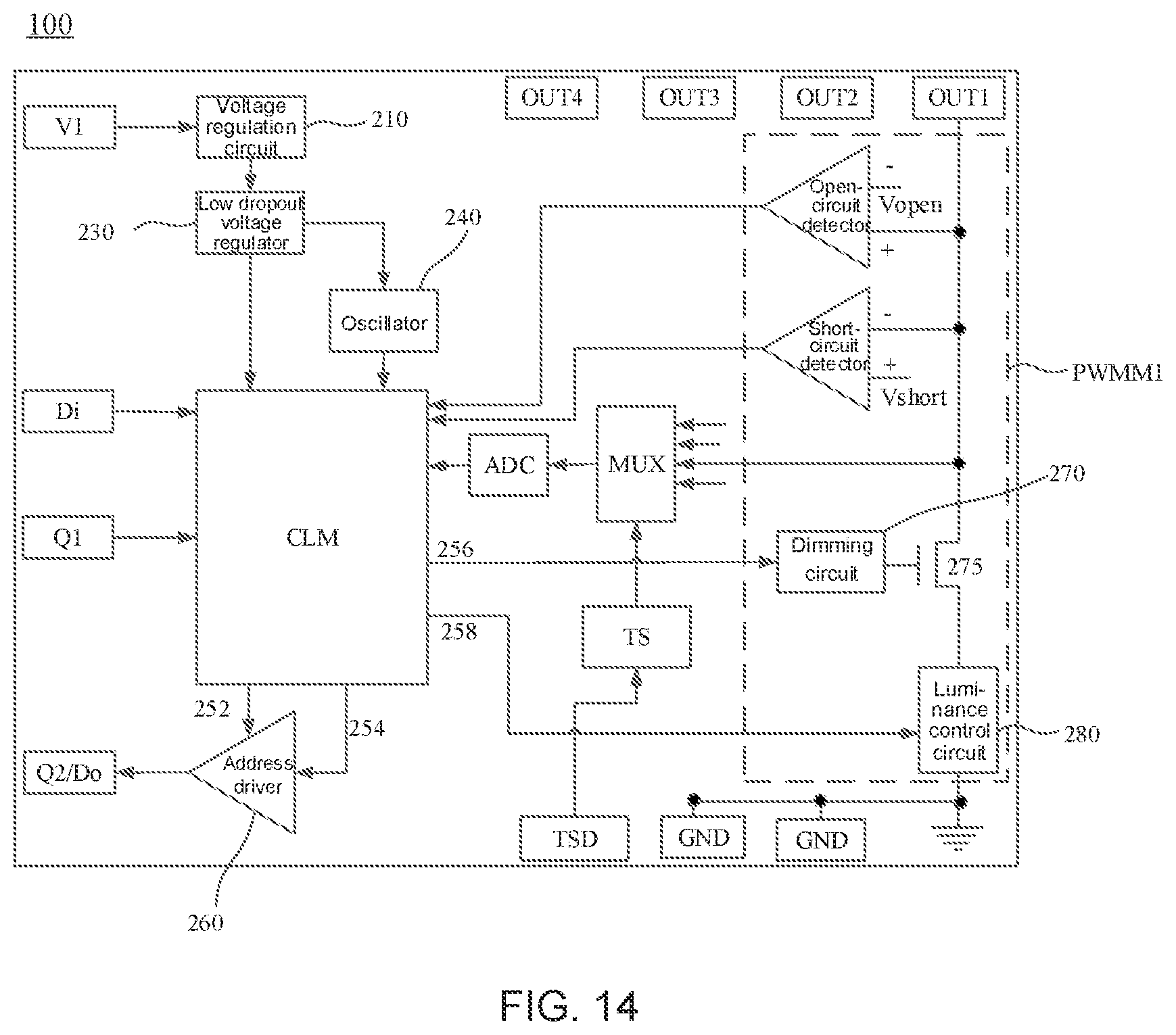 Patent US12347352 Figure 10 – Driver chip, light-emitting substrate and testing method thereof, and display apparatus
