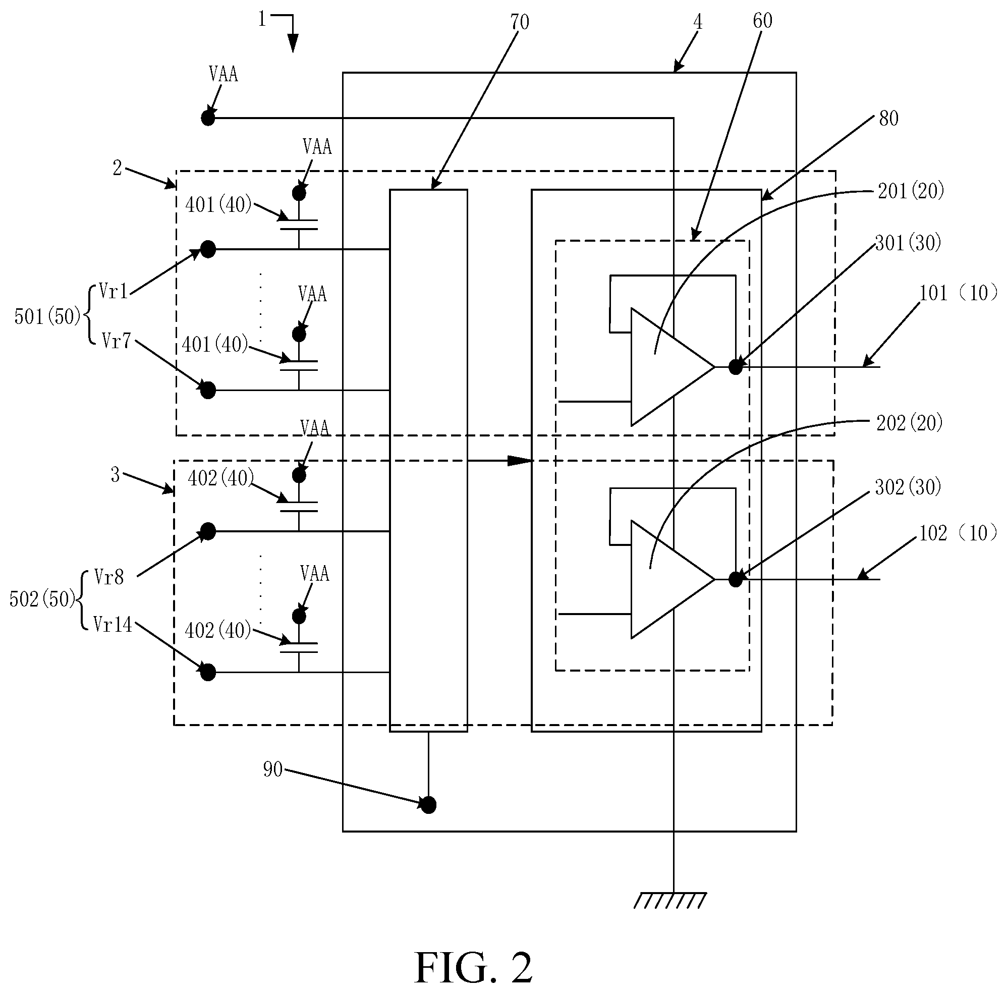 Patent US12347358 Figure 2 – Display module and terminal apparatus