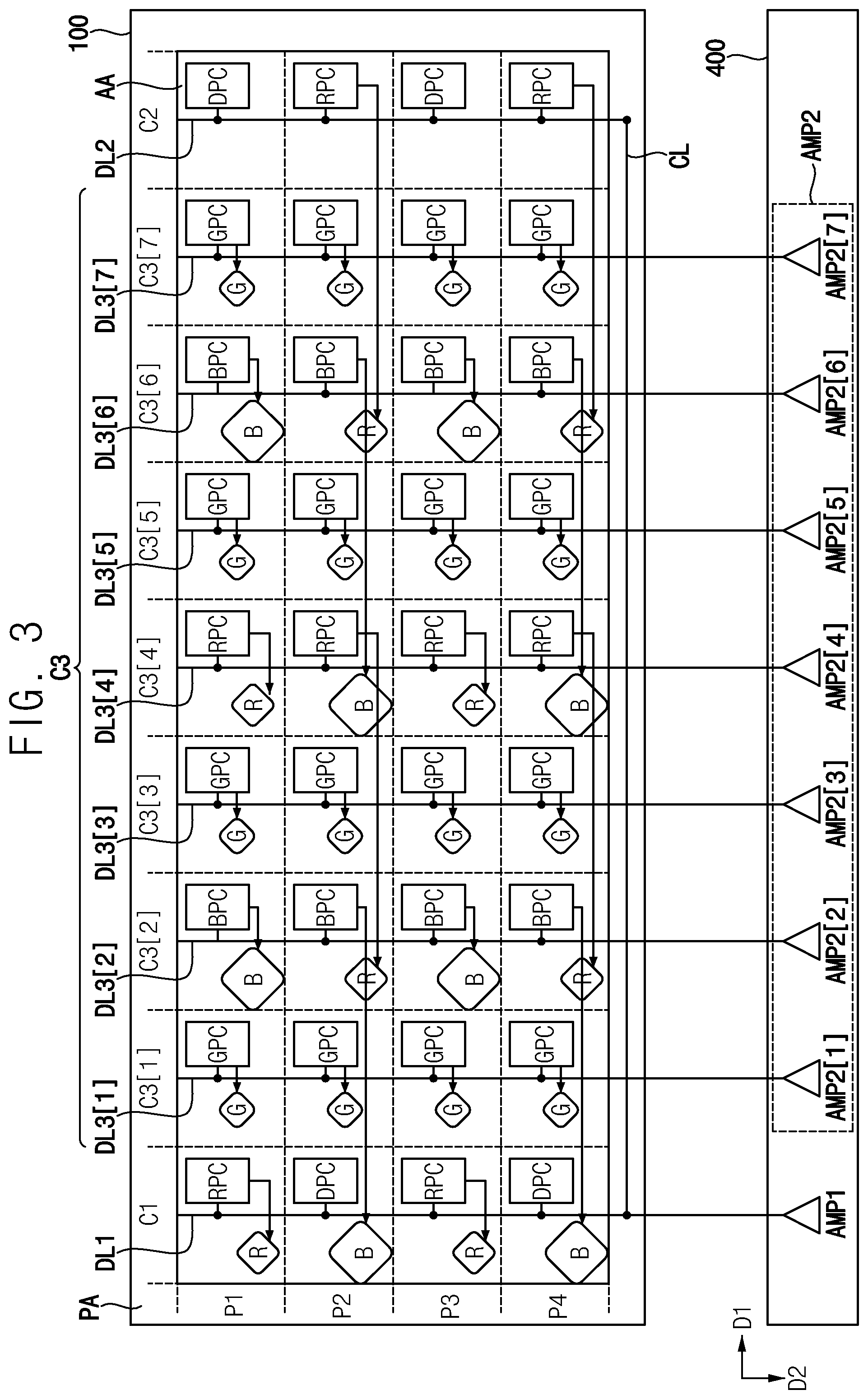 Patent US12347362 Figure 3 – Data driver and display device including the same